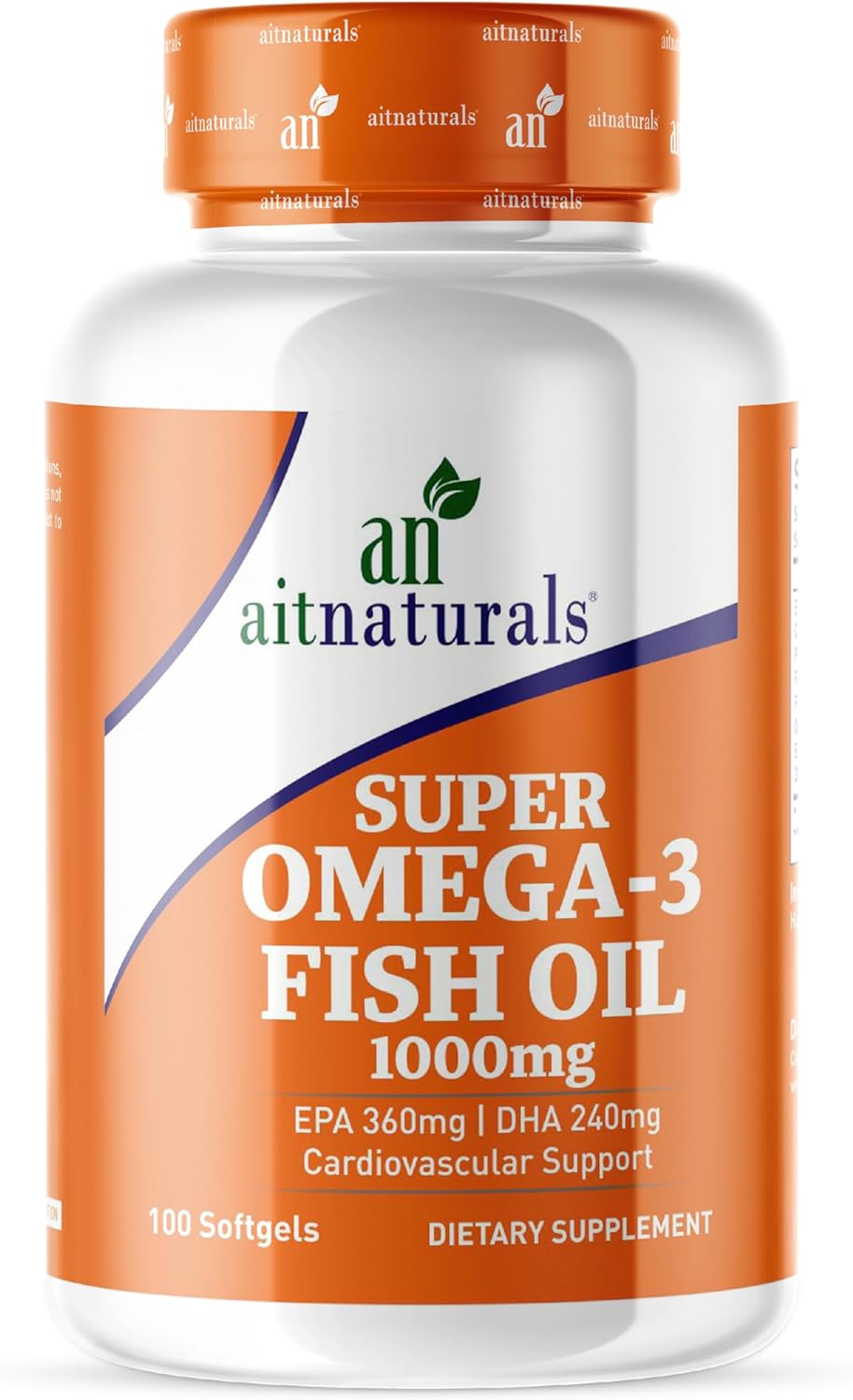 کپسول روغن ماهی امگا ۳، aitnaturals، 100 سافت‌ژل