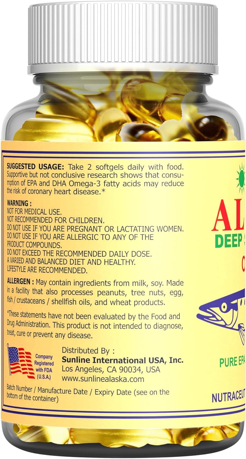 کپسول روغن ماهی امگا ۳، Sunline