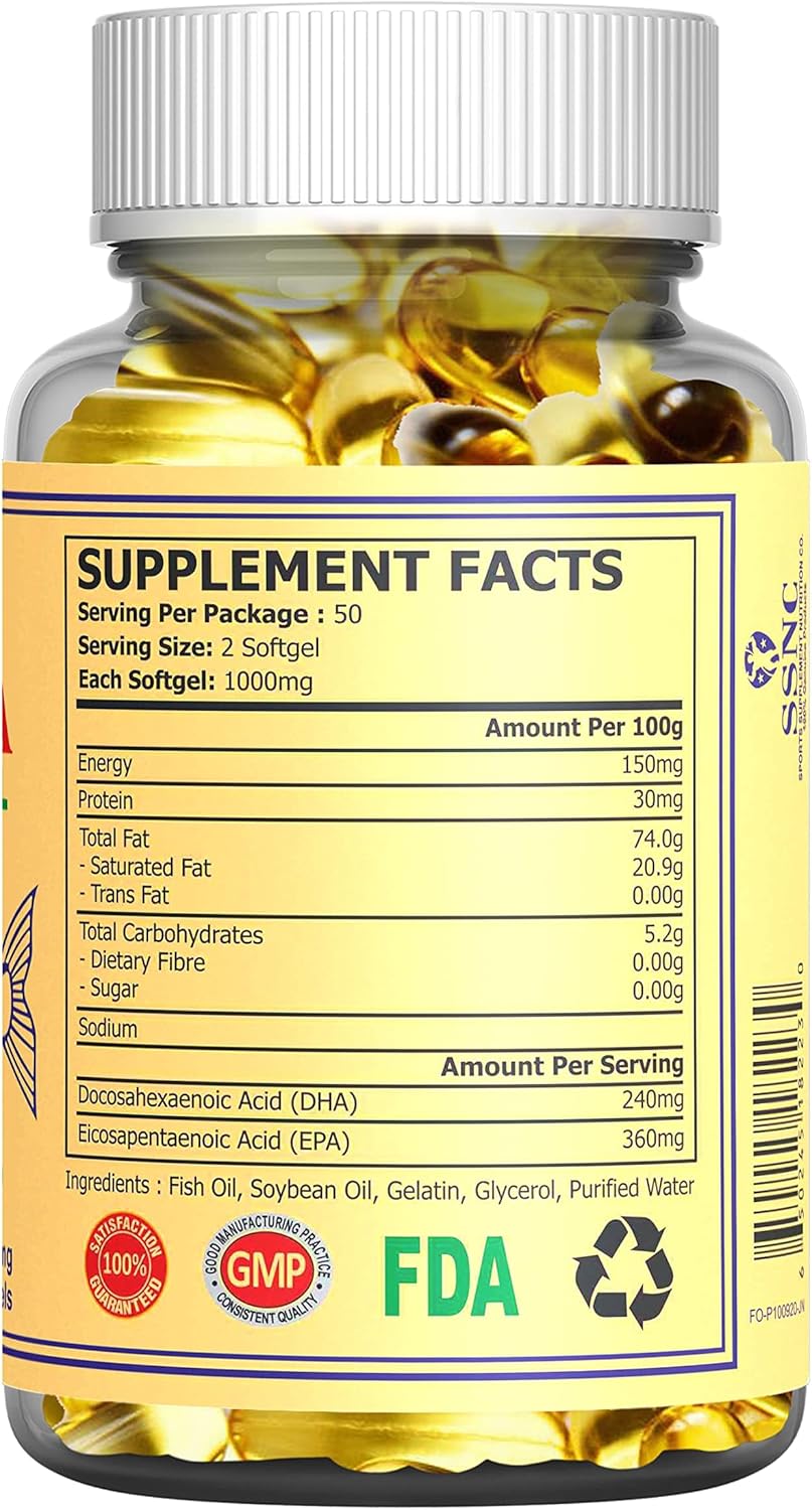کپسول روغن ماهی امگا ۳، Sunline