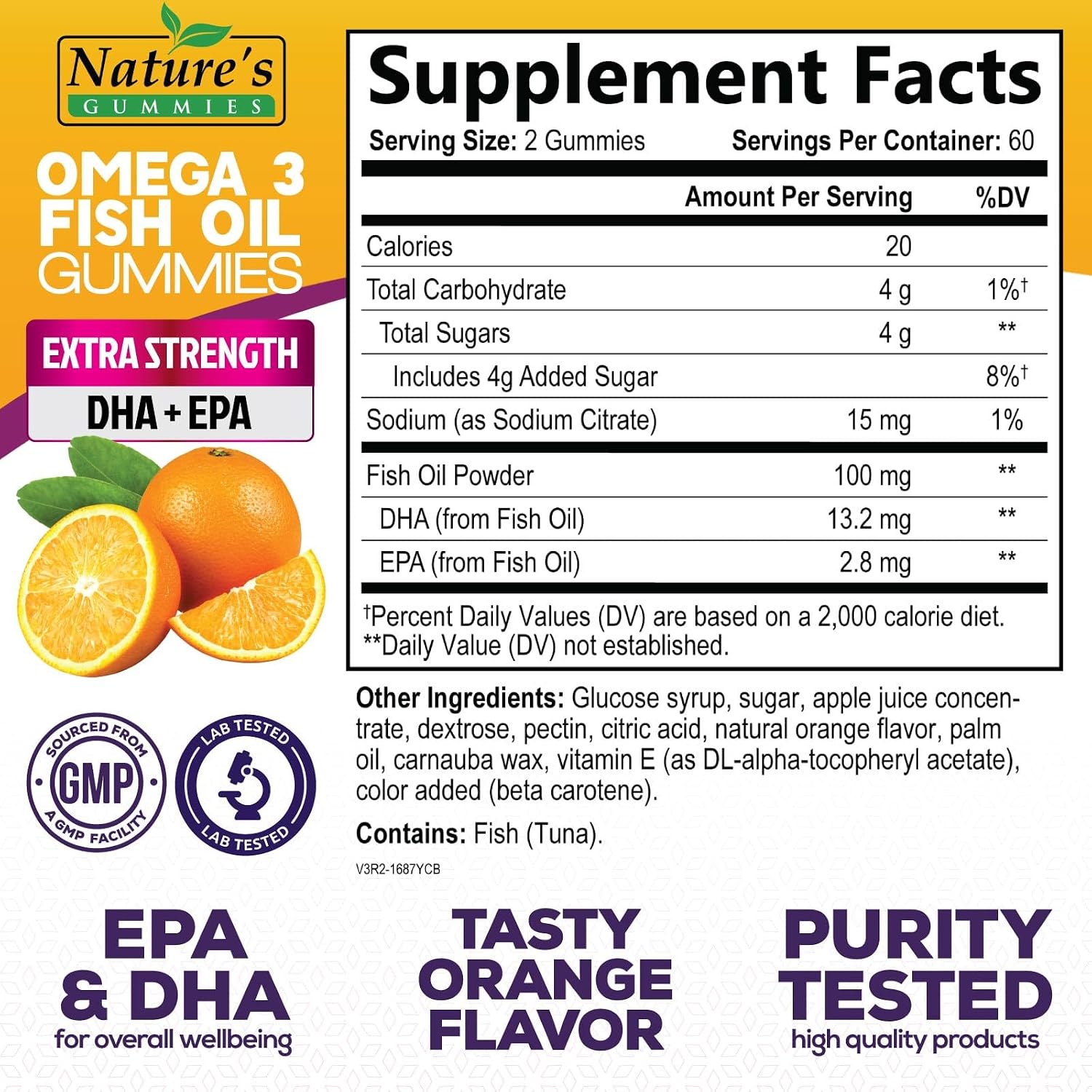 پاستیل امگا ۳، Nature's Nutrition
