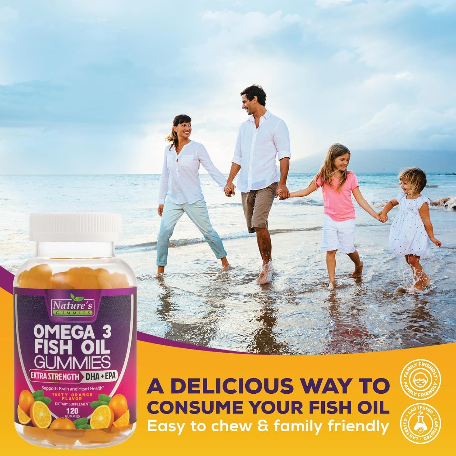 پاستیل امگا ۳، Nature's Nutrition