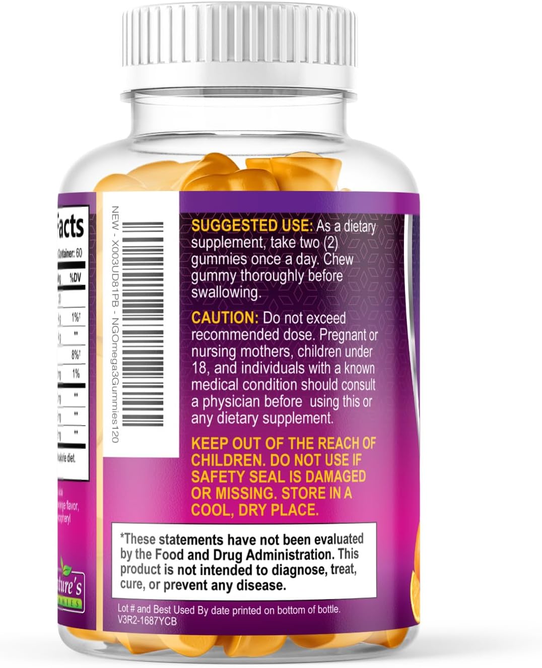 پاستیل امگا ۳، Nature's Nutrition