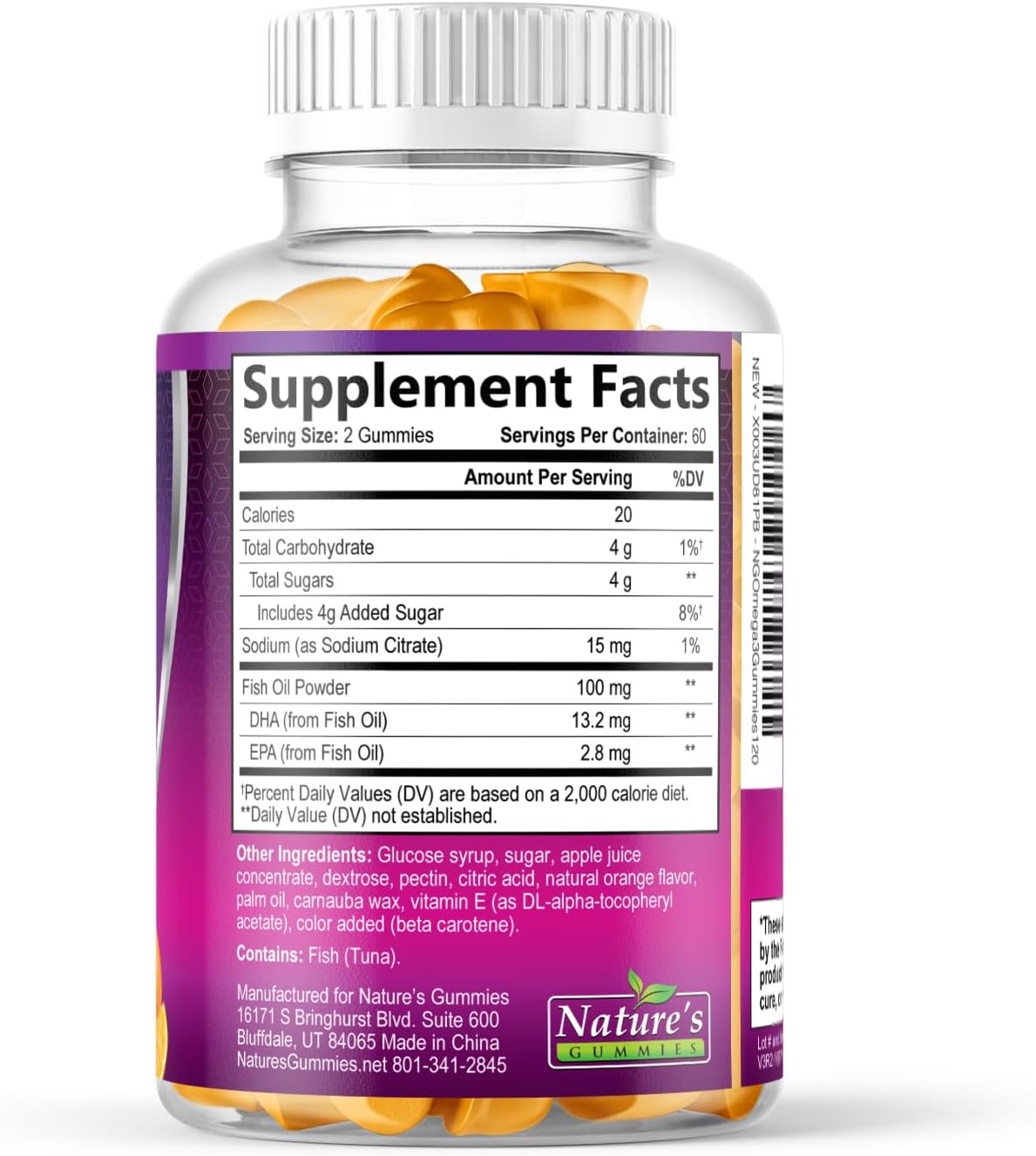 پاستیل امگا ۳، Nature's Nutrition