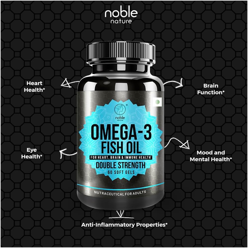 کپسول روغن ماهی امگا ۳، Noble Nature، 60 سافت‌ژل