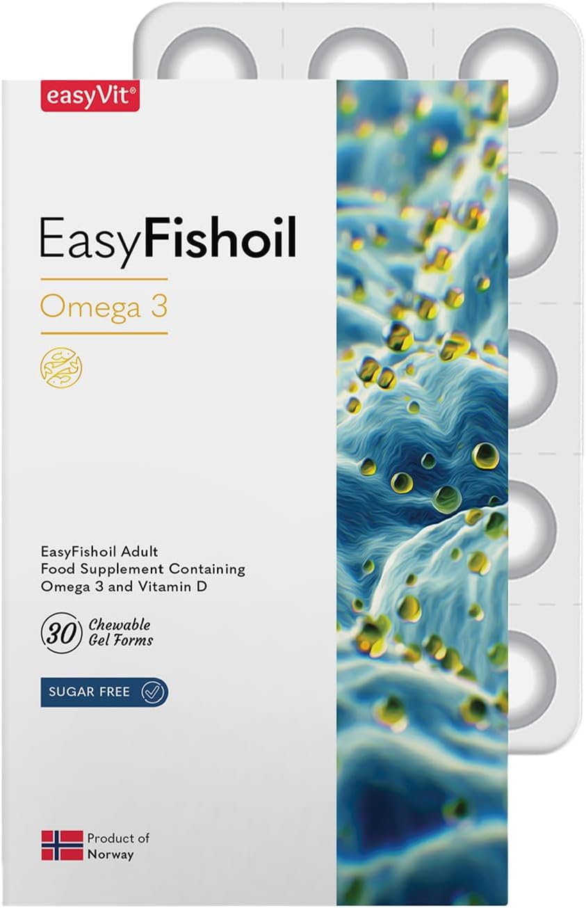 کپسول روغن ماهی امگا ۳، EasyFishoil، مدل EasyFishoil Adult، 30 بسته