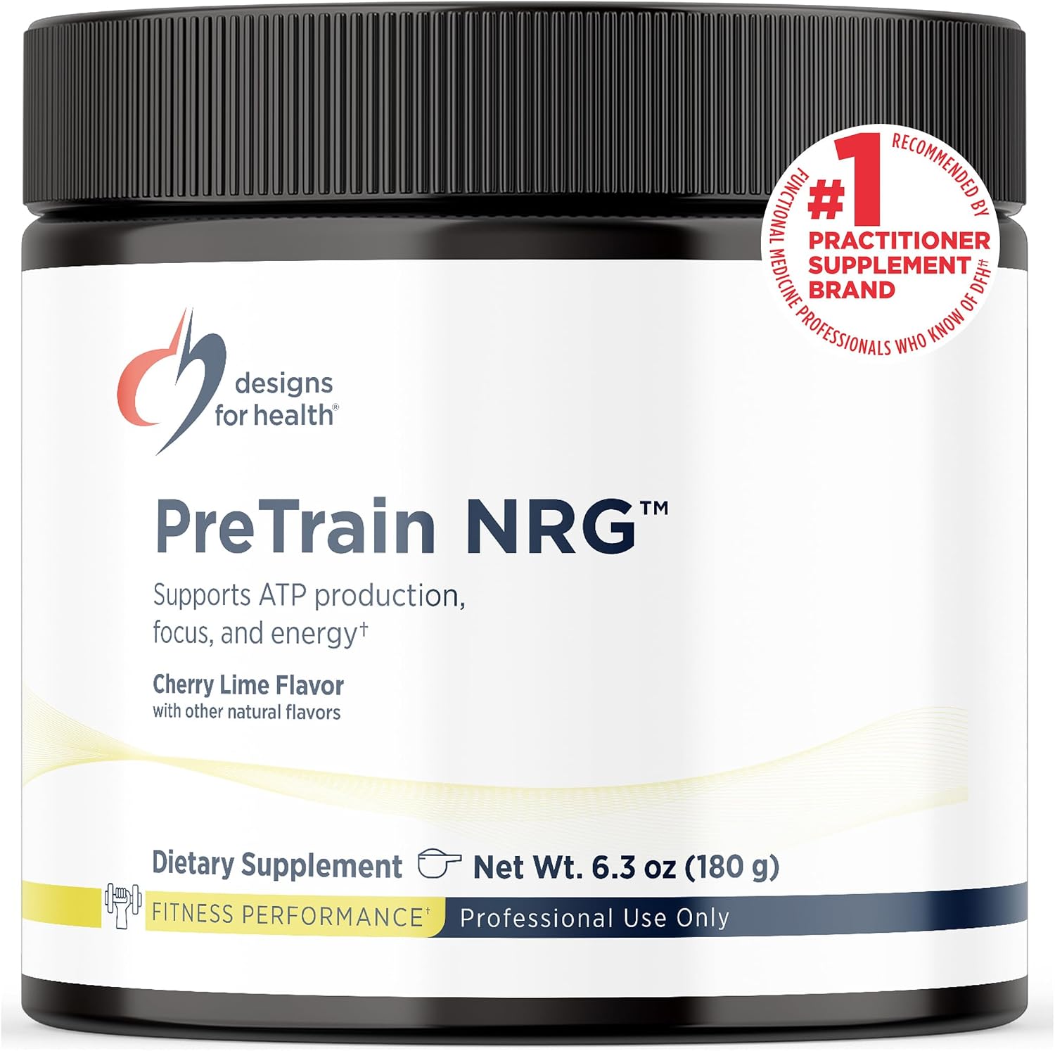 پودر مکمل قبل از تمرین دیزاینز فور هلث PreTrain NRG، طعم قهوه، 20 وعده