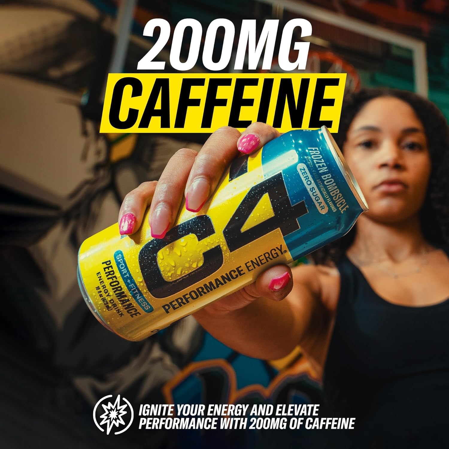 نوشیدنی انرژی‌زای ورزشی C4 Cellucor C4 انرژی Carbonated Zero، طعم هندوانه، 5.99 کیلوگرم