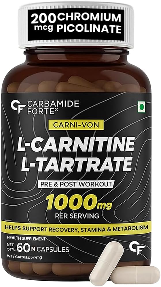 کپسول قبل از تمرین کاربامید فورت L – Carnitine 1000mg Capsules for Men، 180 گرم