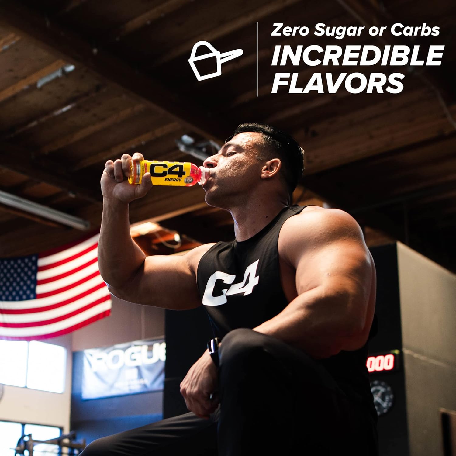نوشیدنی انرژی‌زای ورزشی C4 Cellucor C4 انرژی Non – Carbonated Zero، طعم پرتقال، 4.84 کیلوگرم