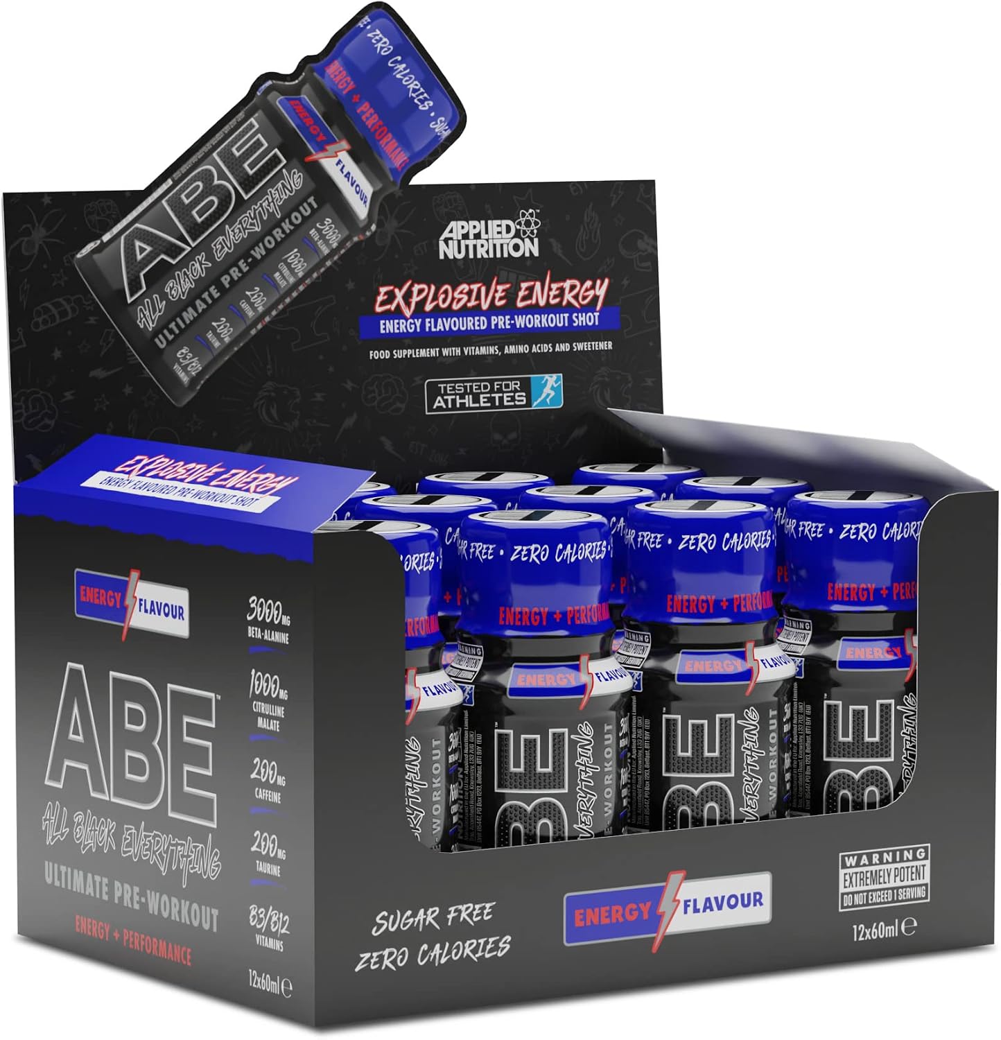 نوشیدنی انرژی‌زای ورزشی اپلاید نوتریشن ABE، 720 گرم