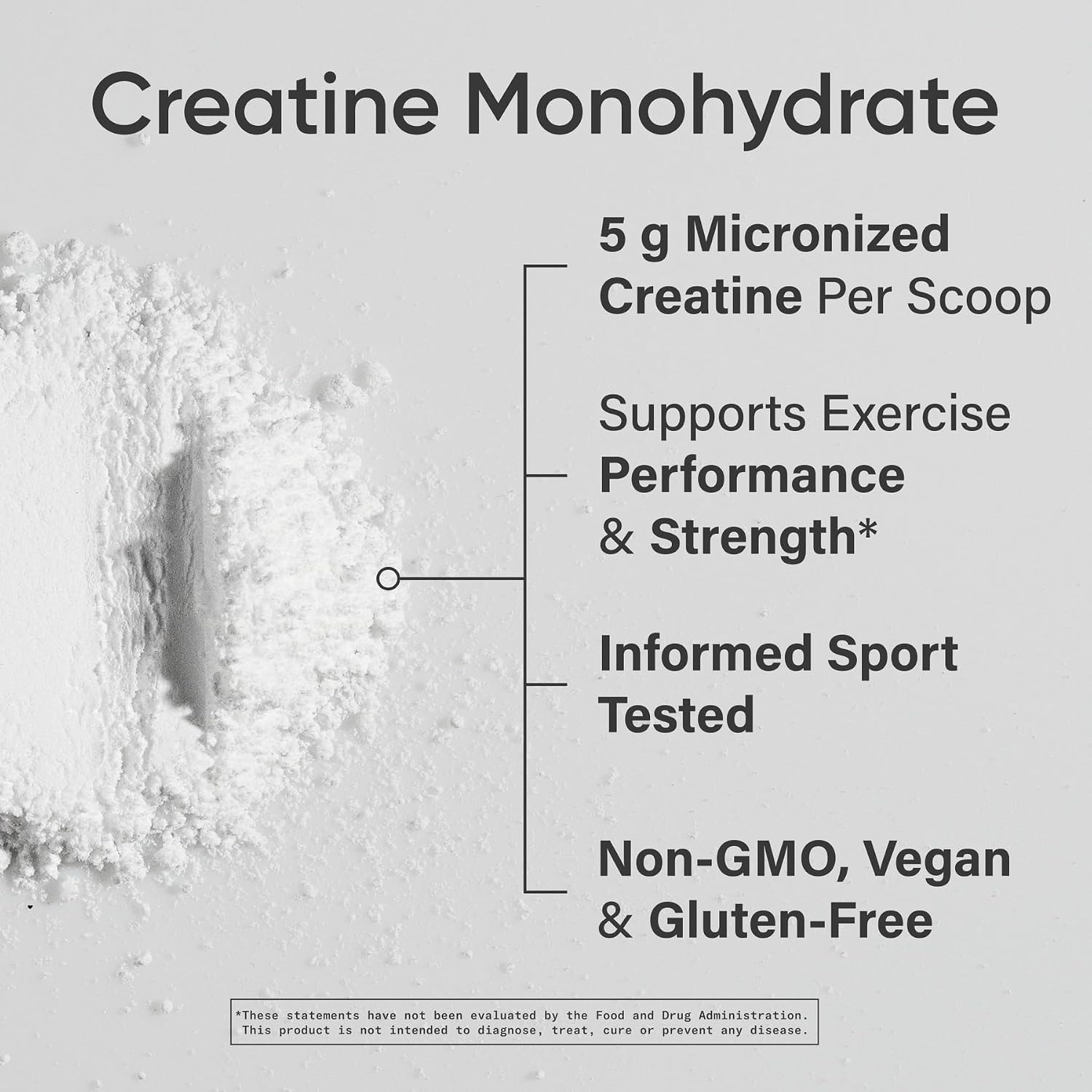 پودر کراتین اسپورتس ریسرچ Creatine Monohydrate، 1.5 گرم