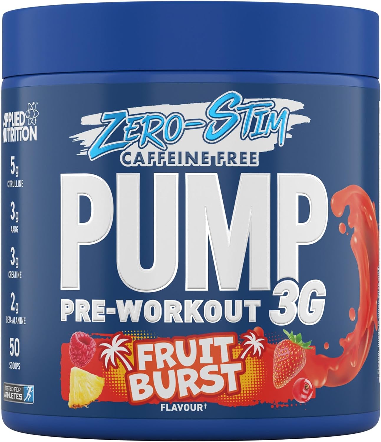مکمل قبل از تمرین بدون کافئین اپلاید نوتریشن Pump Zero، 25 وعده