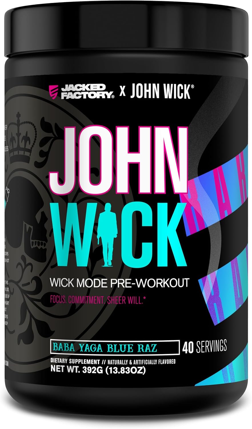 پودر مکمل قبل از تمرین جکت فکتوری X John Wick، 40 وعده
