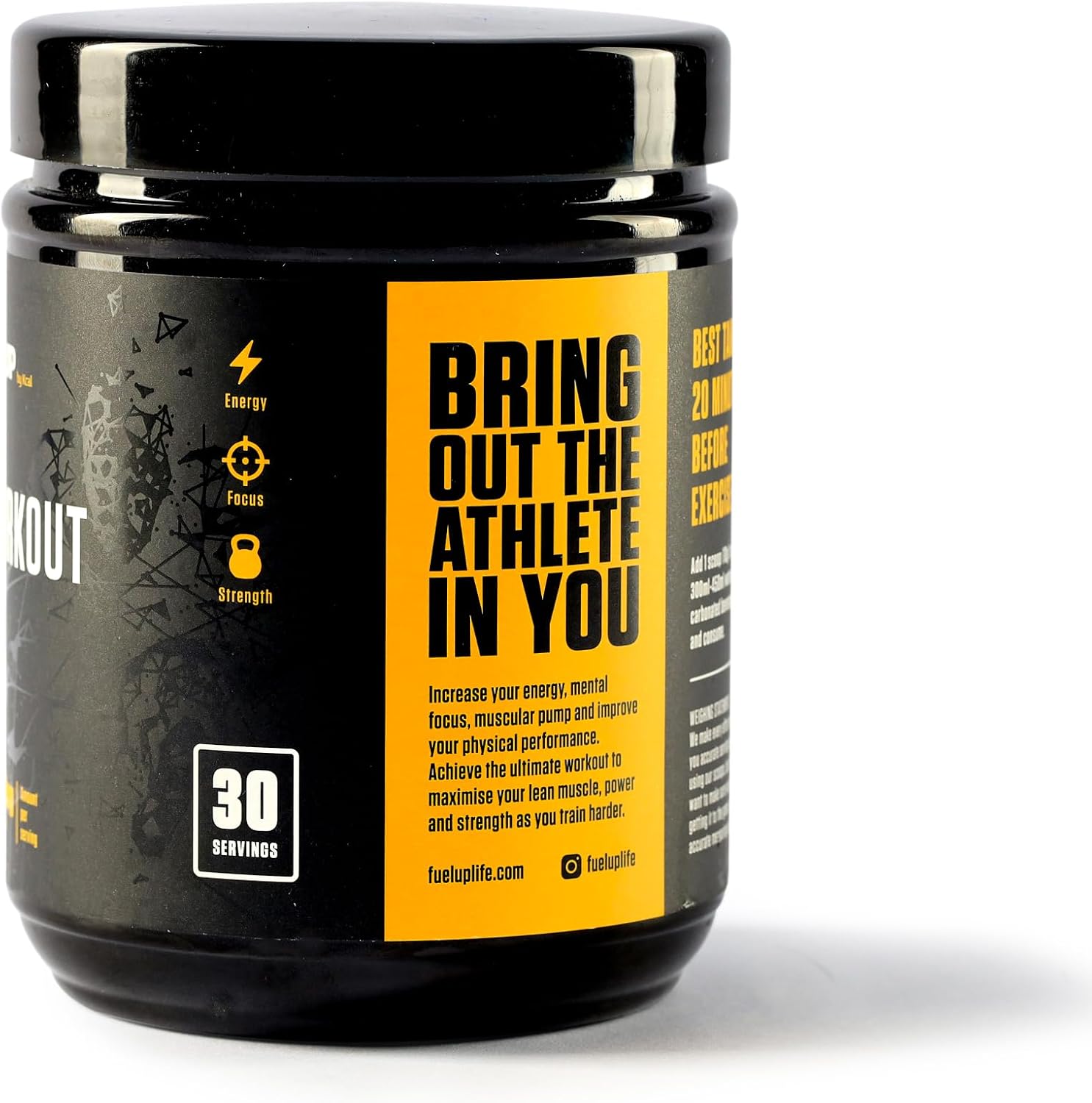پودر مکمل قبل از تمرین فیوئل آپ بای کی‌کال Pre – Workout for انرژی، طعم فروت پانچ، 30 وعده