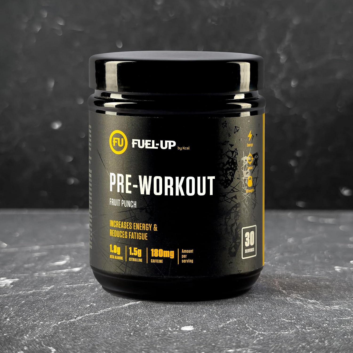 پودر مکمل قبل از تمرین فیوئل آپ بای کی‌کال Pre – Workout for انرژی، طعم فروت پانچ، 30 وعده