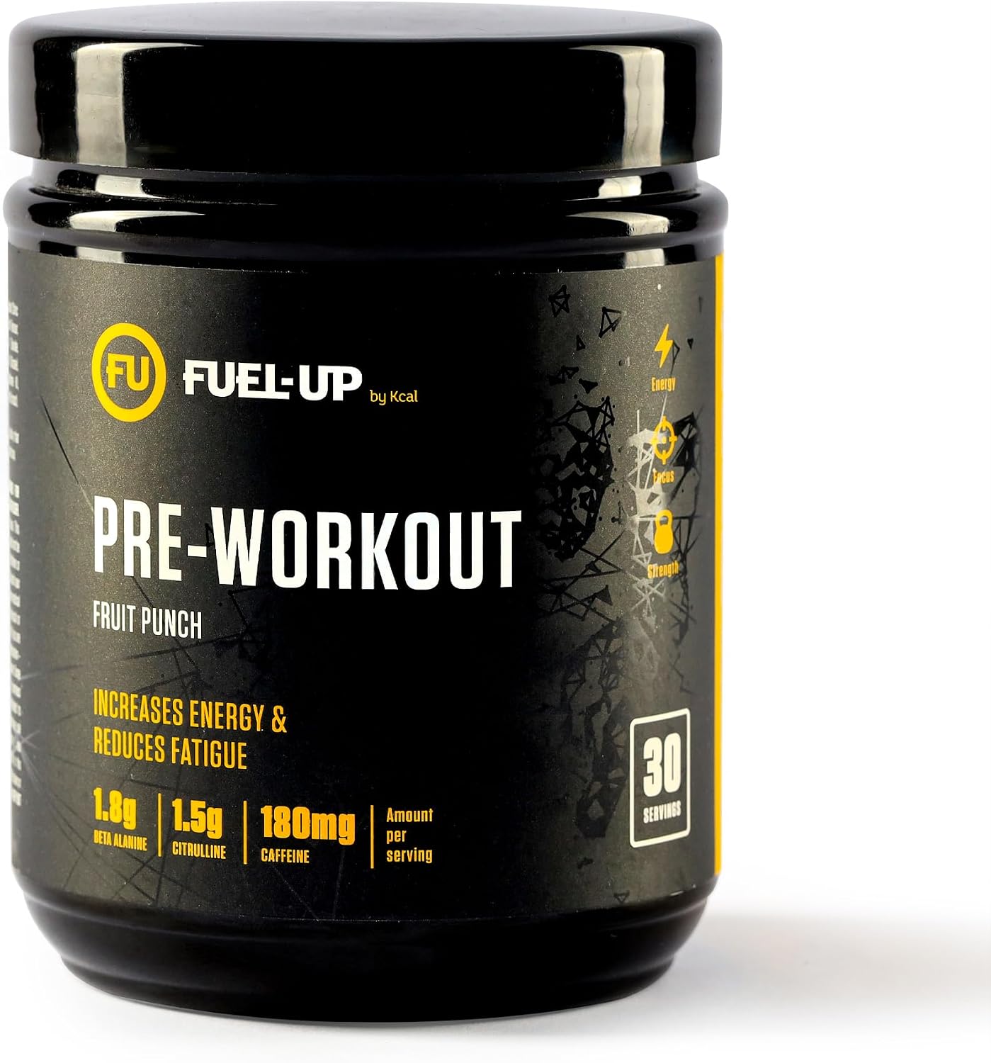 پودر مکمل قبل از تمرین فیوئل آپ بای کی‌کال Pre – Workout for انرژی، طعم فروت پانچ، 30 وعده