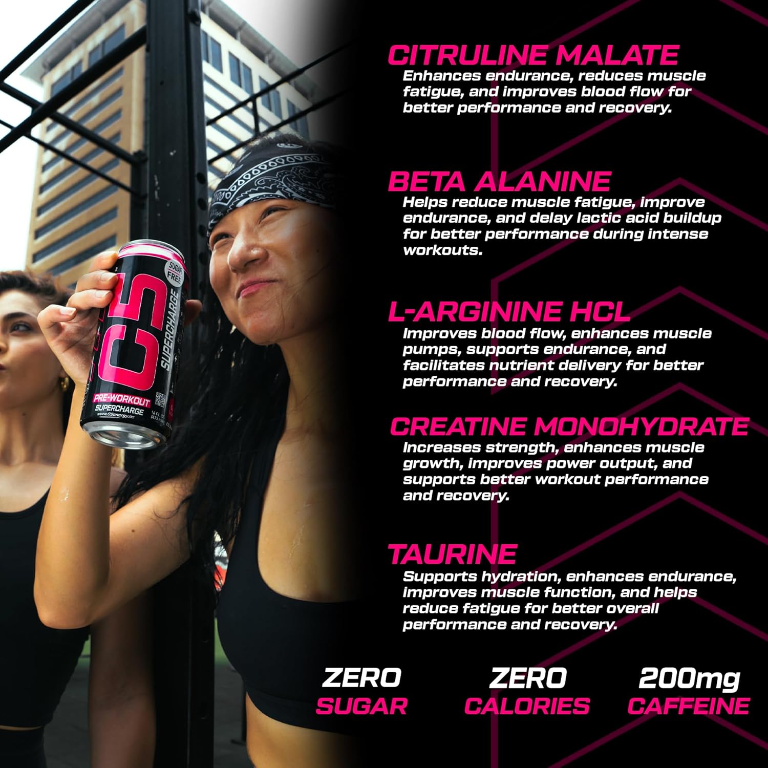 پودر مکمل قبل از تمرین C5 Extreme Pink Lemonade، طعم لیموناد صورتی، 5.92 کیلوگرم