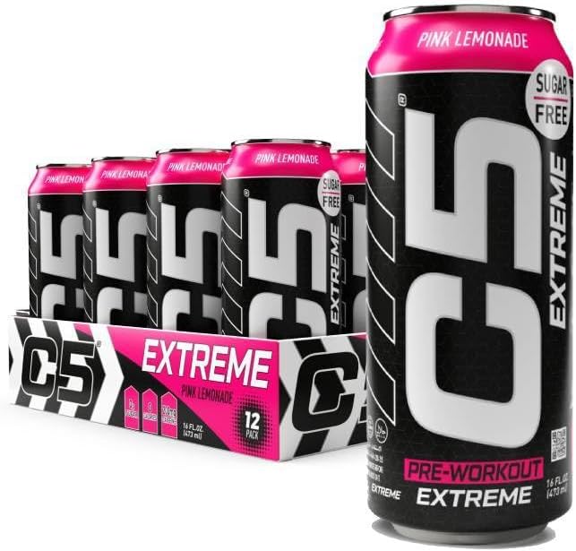 پودر مکمل قبل از تمرین C5 Extreme Pink Lemonade، طعم لیموناد صورتی، 5.92 کیلوگرم