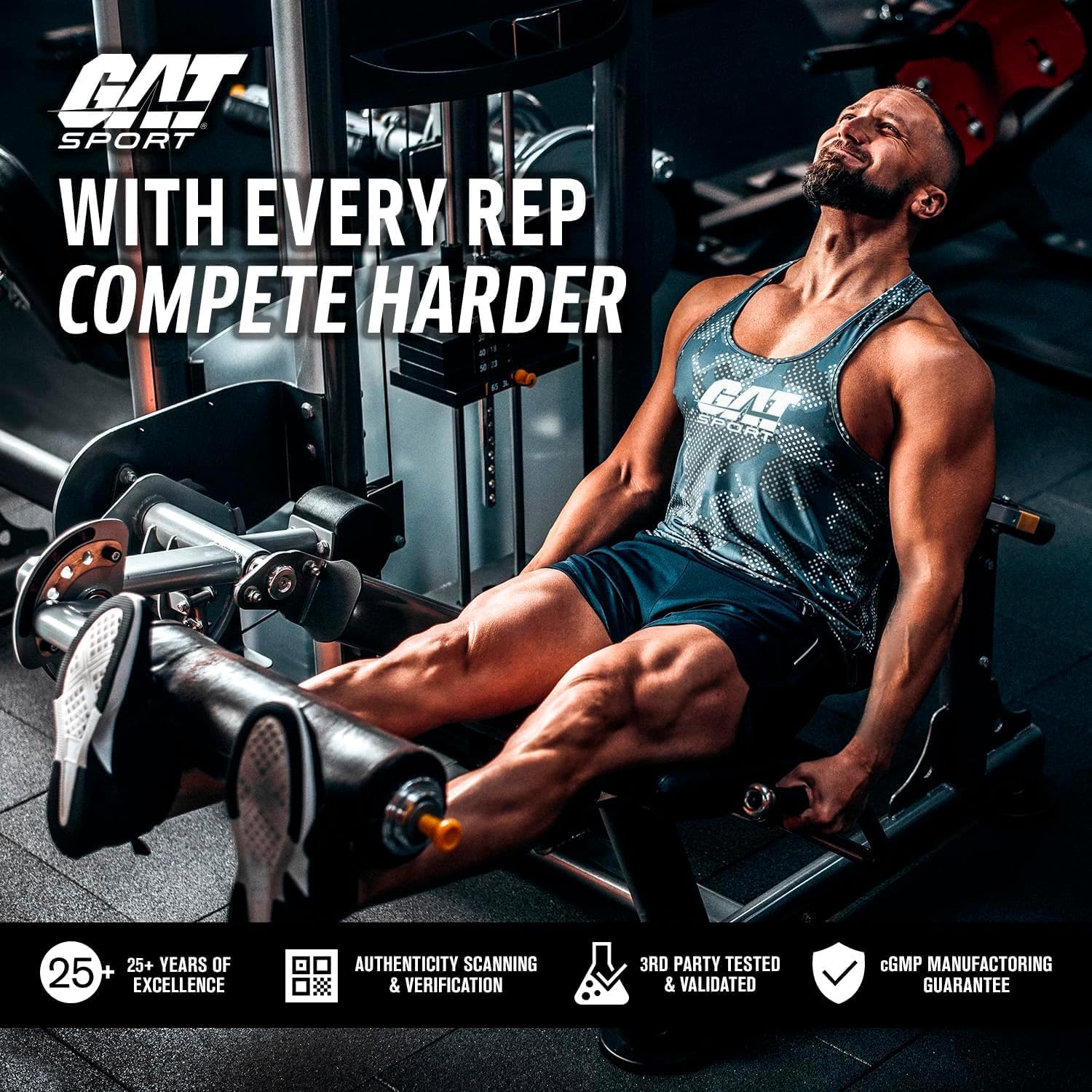 پودر مکمل قبل از تمرین گت اسپورت GAT Nitraflex، طعم انگور، 20 وعده