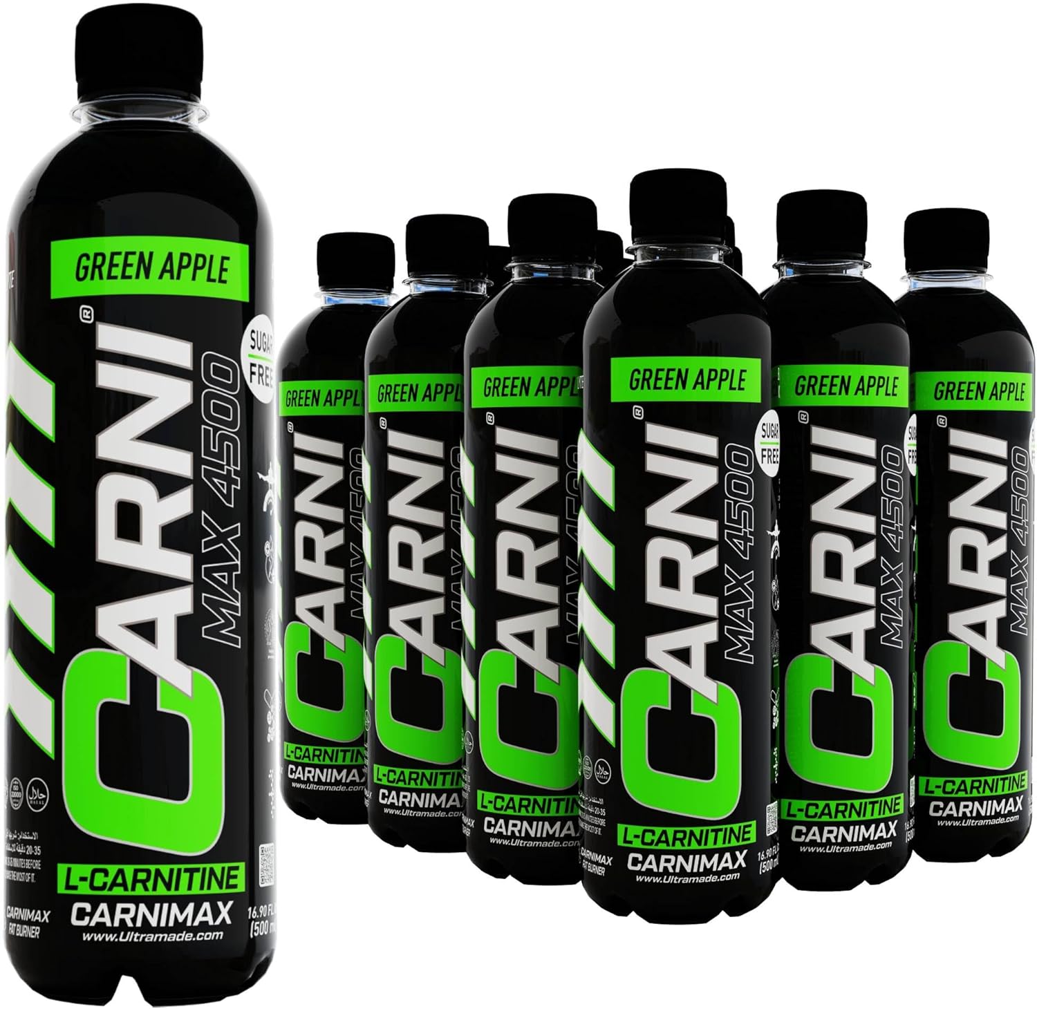 پودر مکمل قبل از تمرین C5 CARNIMAX L – Carnitine، طعم سیب سبز، 6.58 کیلوگرم