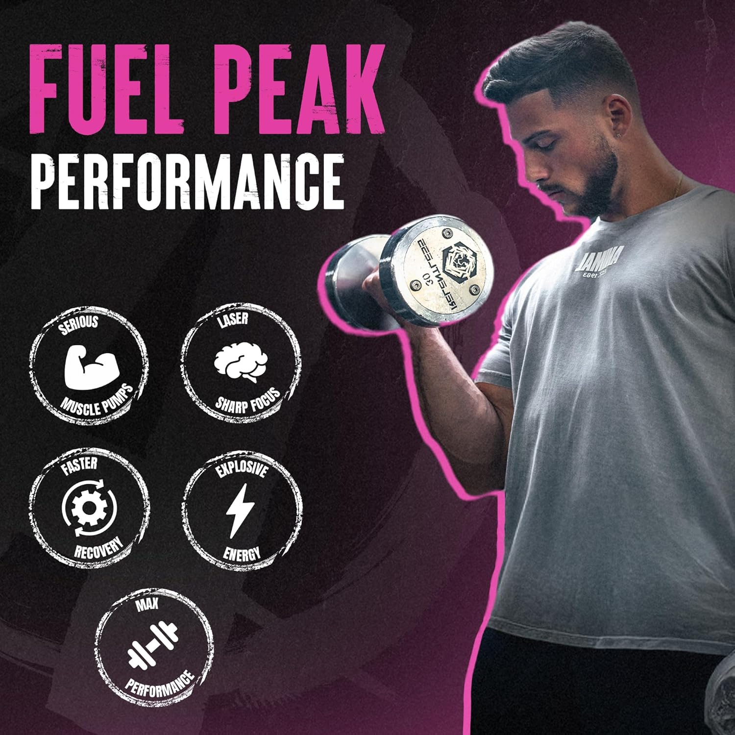 پودر مکمل قبل از تمرین انیمال Pump Dragon Berry، طعم بری، 440 گرم