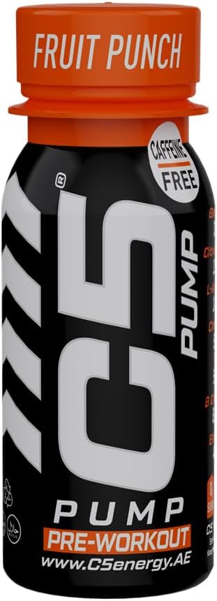 نوشیدنی انرژی‌زای ورزشی C5 PUMP Shot، طعم فروت پانچ، 100 گرم