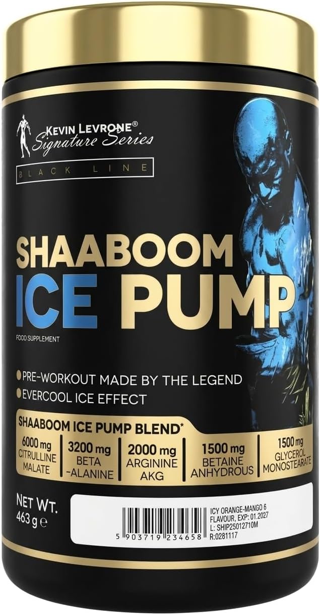 پودر مکمل قبل از تمرین کوین لورون Shaaboom Ice Pump، طعم پرتقال، 463 گرم