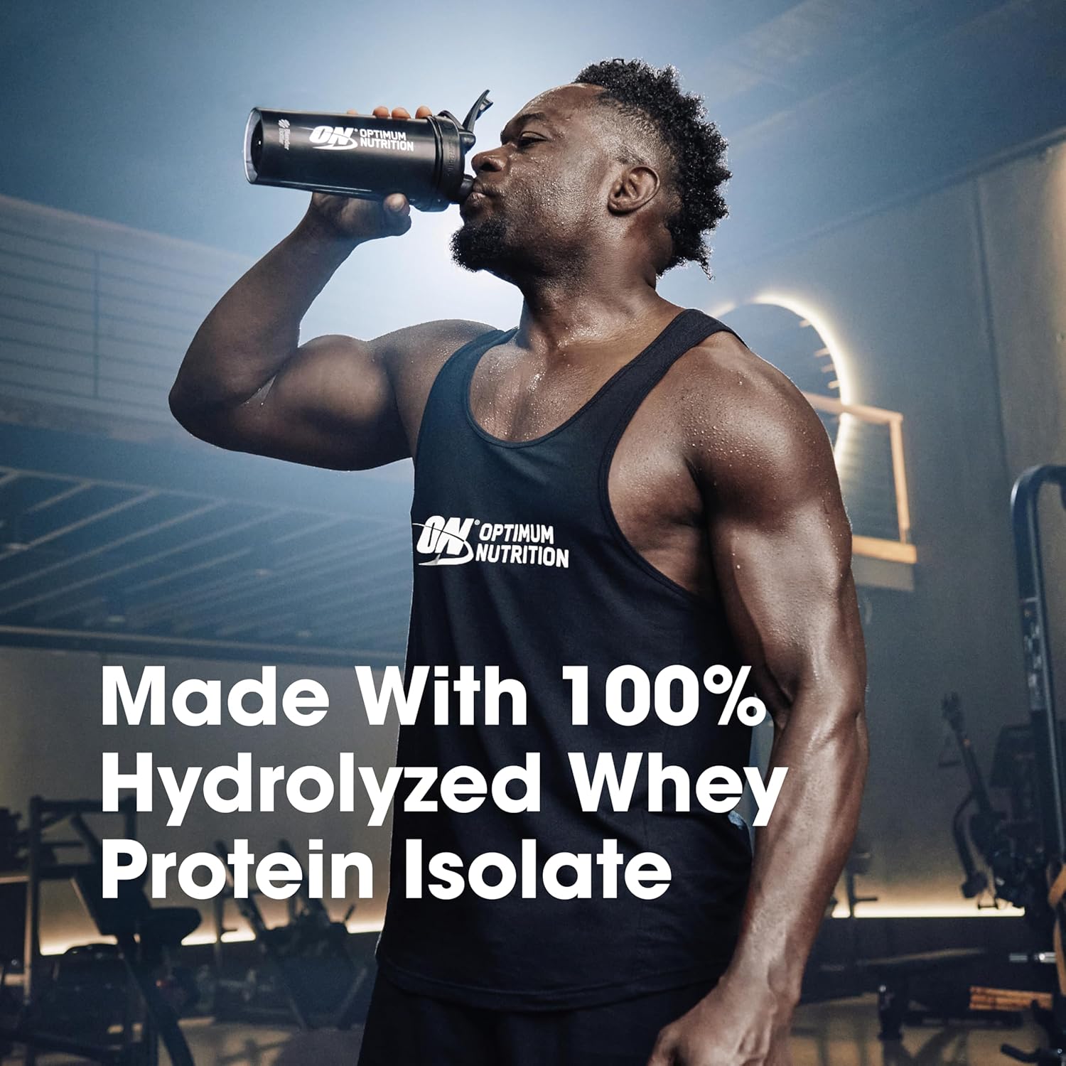 پودر پروتئین وی ایزوله اپتیموم نوتریشن مدل Platinum Hydrowhey، ۳۰ گرم پروتئین در هر سروینگ، ۸۲۰ گرم، طعم شکلاتی