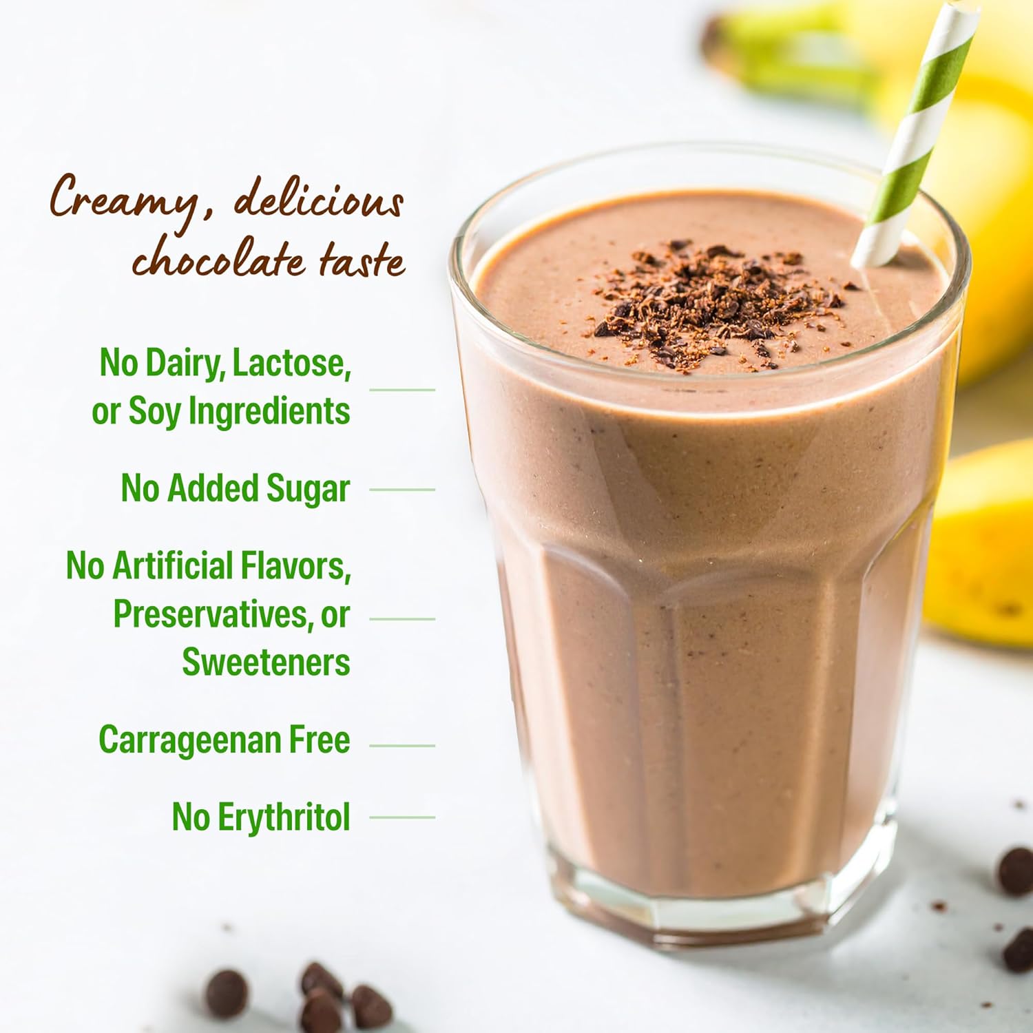 پودر پروتئین گیاهی اورگین مدل NA1 Organic Protein Plant Based، ۹۲۰ گرم و طعم فاج شکلاتی