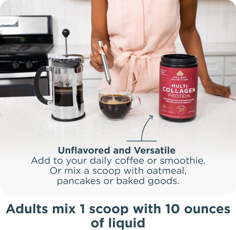 پودر کلاژن انشنت نوتریشن مدل Multi Collagen Protein، ۴۵۴٫۵ گرم