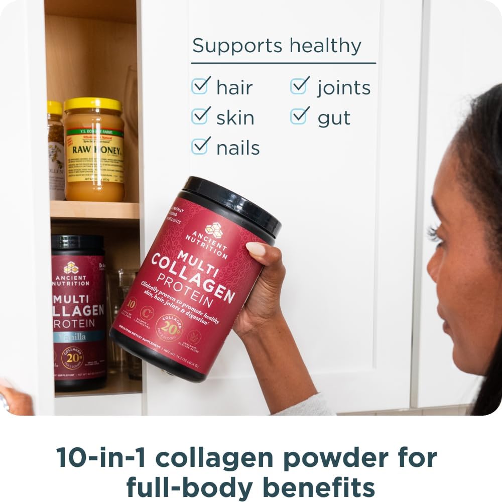 پودر کلاژن انشنت نوتریشن مدل Multi Collagen Protein، ۴۵۴٫۵ گرم