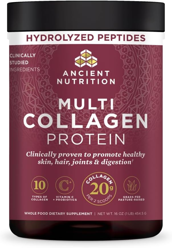 پودر کلاژن انشنت نوتریشن مدل Multi Collagen Protein، ۴۵۴٫۵ گرم