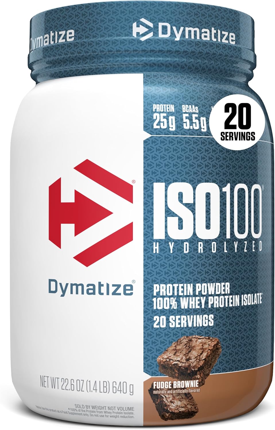 پودر پروتئین وی ایزوله دایماتایز مدل ISO 100، ۲۵ گرم پروتئین در هر سروینگ، ۶۶۰ گرم، بدون گلوتن