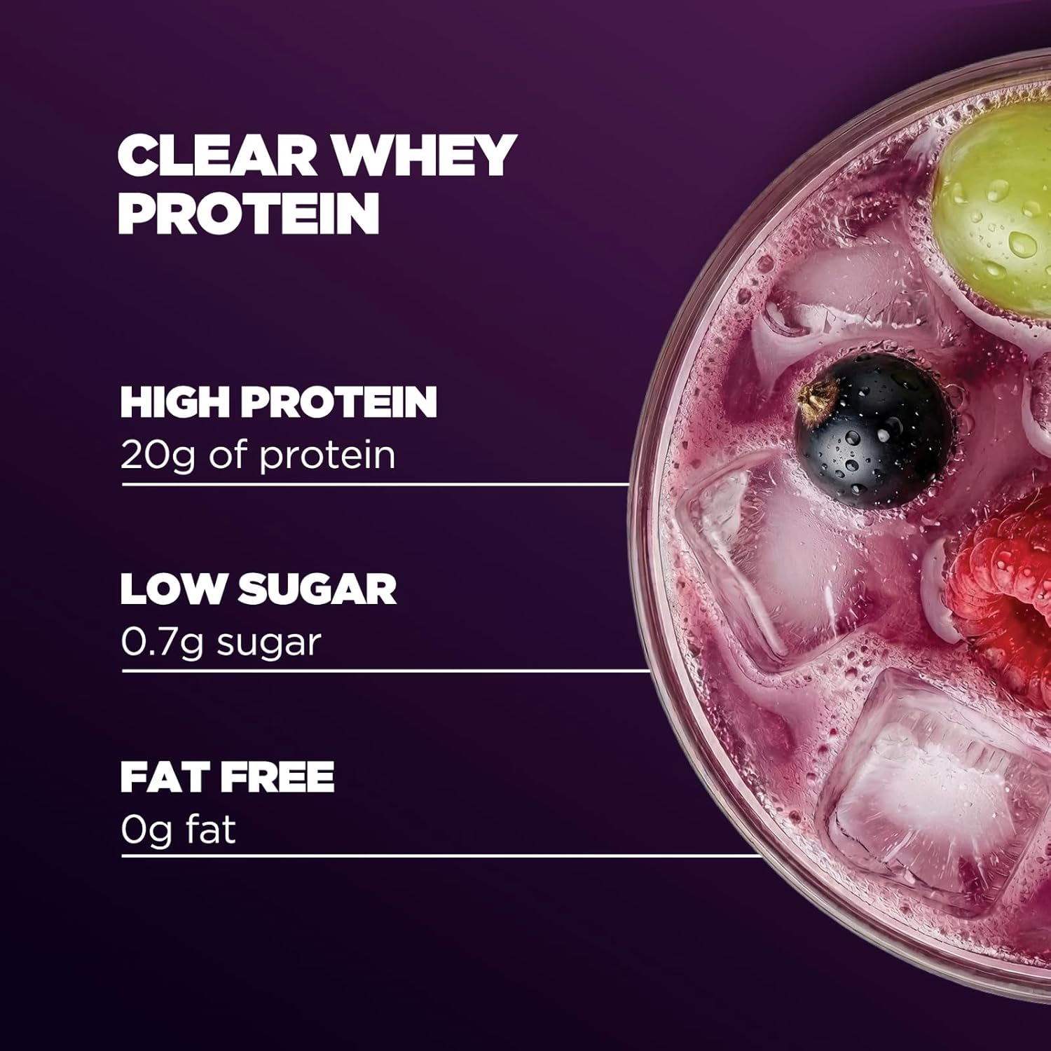 پودر پروتئین کلیر وی ایزوله مای پروتئین مدل Clear Whey Isolate، ۲۰ گرم پروتئین در هر سروینگ، ۵۰۰ گرم، طعم ویمتو