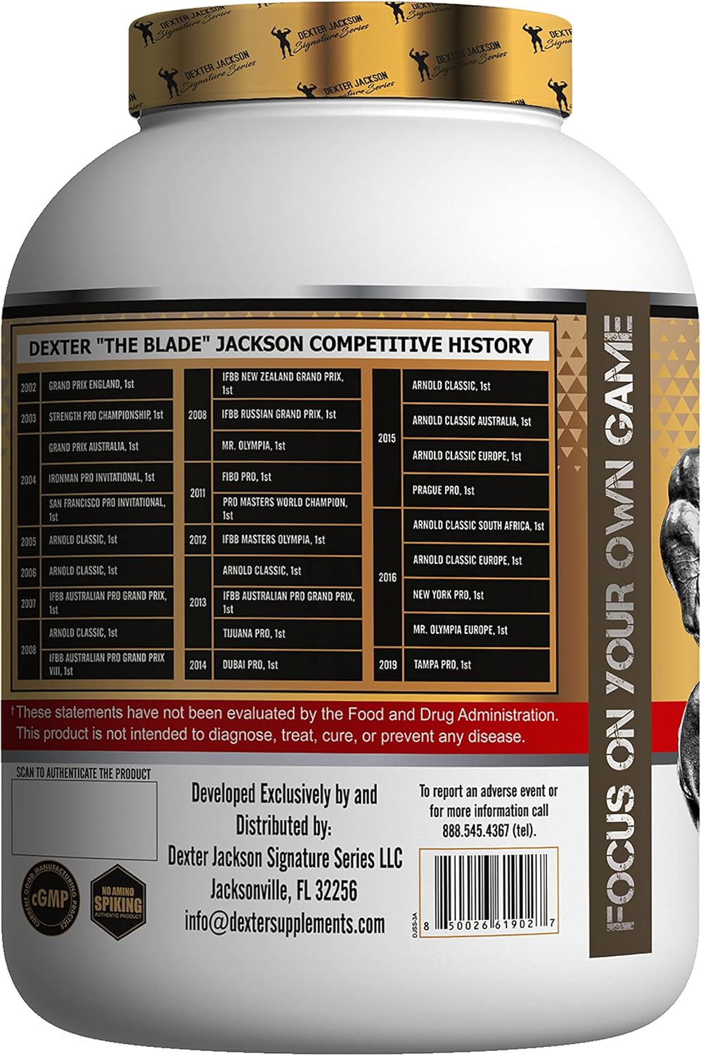 پودر پروتئین وی دکستر جکسون مدل Gold Whey Gold، ۲٫۲۷ کیلوگرم، طعم کوکیز و کرم