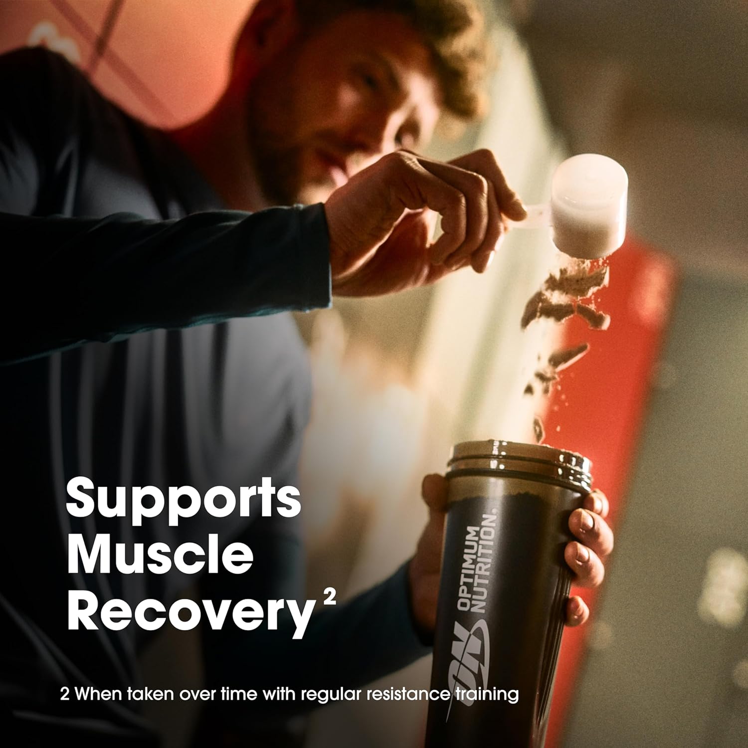 پودر پروتئین وی اپتیموم نوتریشن مدل Gold Standard 100% Whey، ۳۰۸ گرم، طعم رول دارچینی