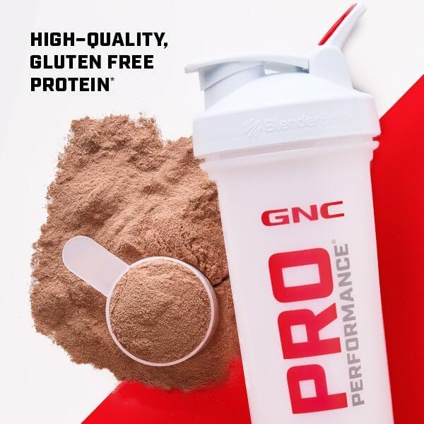 پودر پروتئین وی جی‌ان‌سی مدل Pro Performance 100% Whey، ۲۵ گرم پروتئین، ۲۵ سروینگ و طعم کره بادام‌زمینی