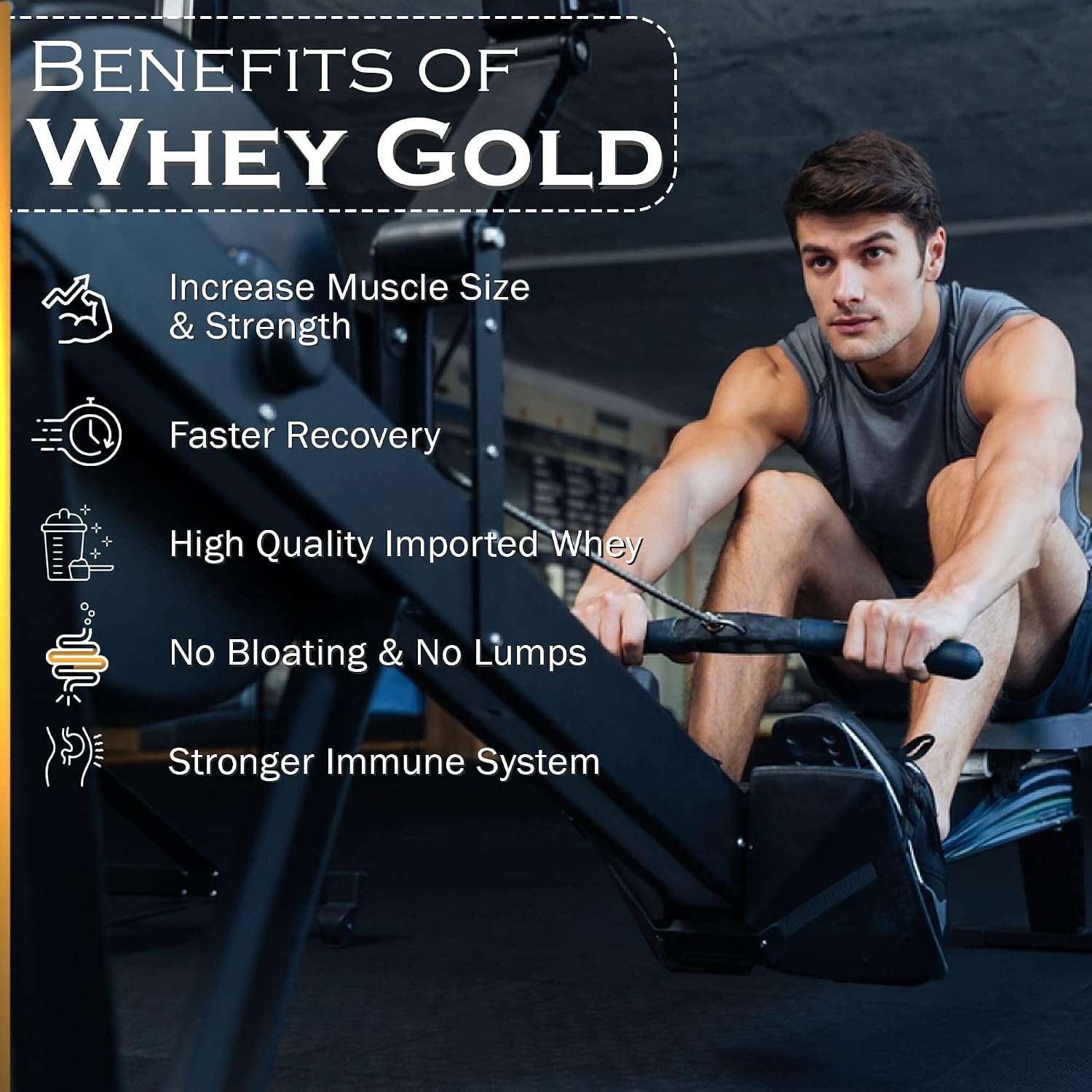 پودر پروتئین وی ناک‌پرو مدل Gold Whey، ۲۵.۵ گرم پروتئین، ۱ کیلوگرم و طعم قهوه