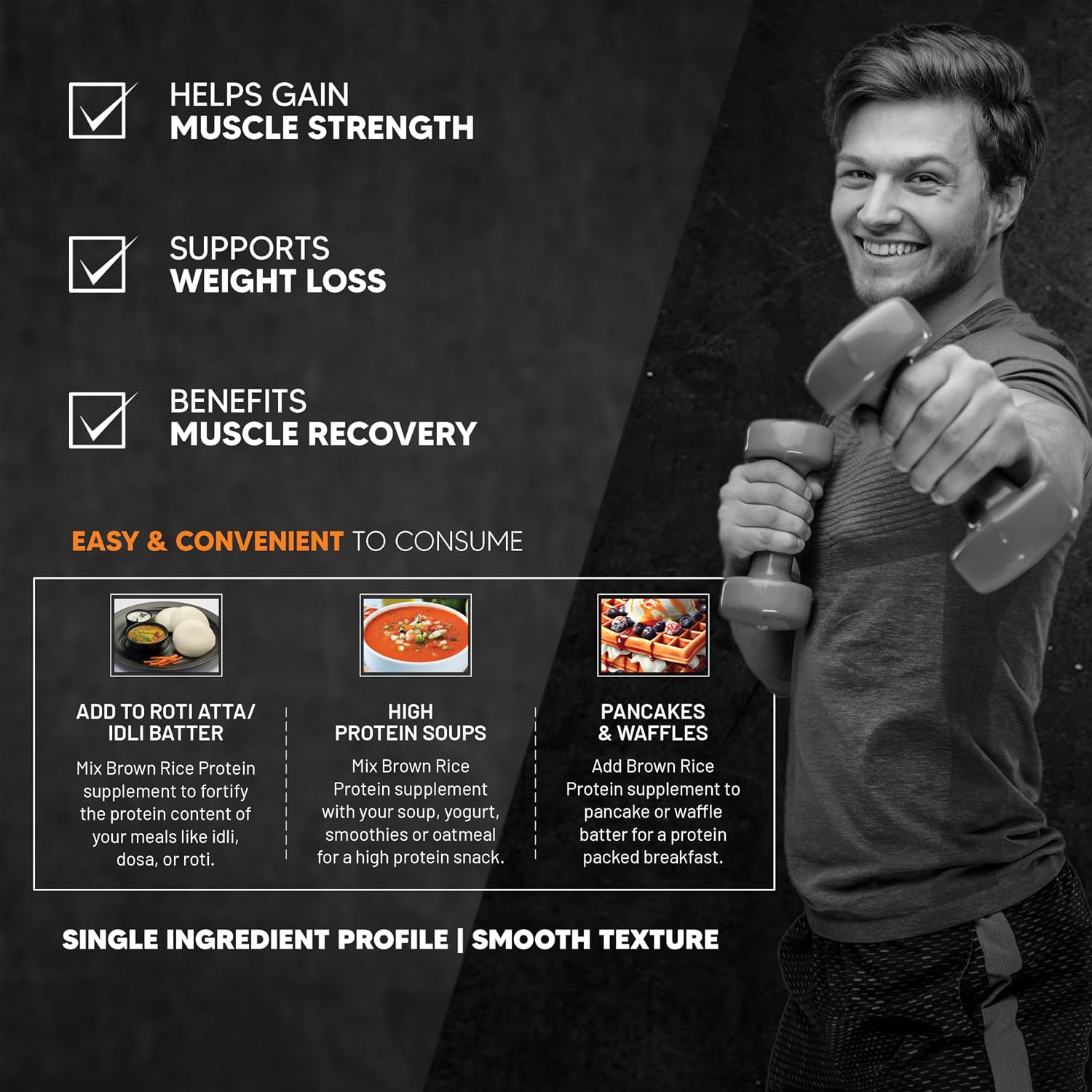 پودر پروتئین گیاهی از ایت ایز نوتریشن مدل Brown Rice Protein، ۲۵ گرم پروتئین و بدون طعم