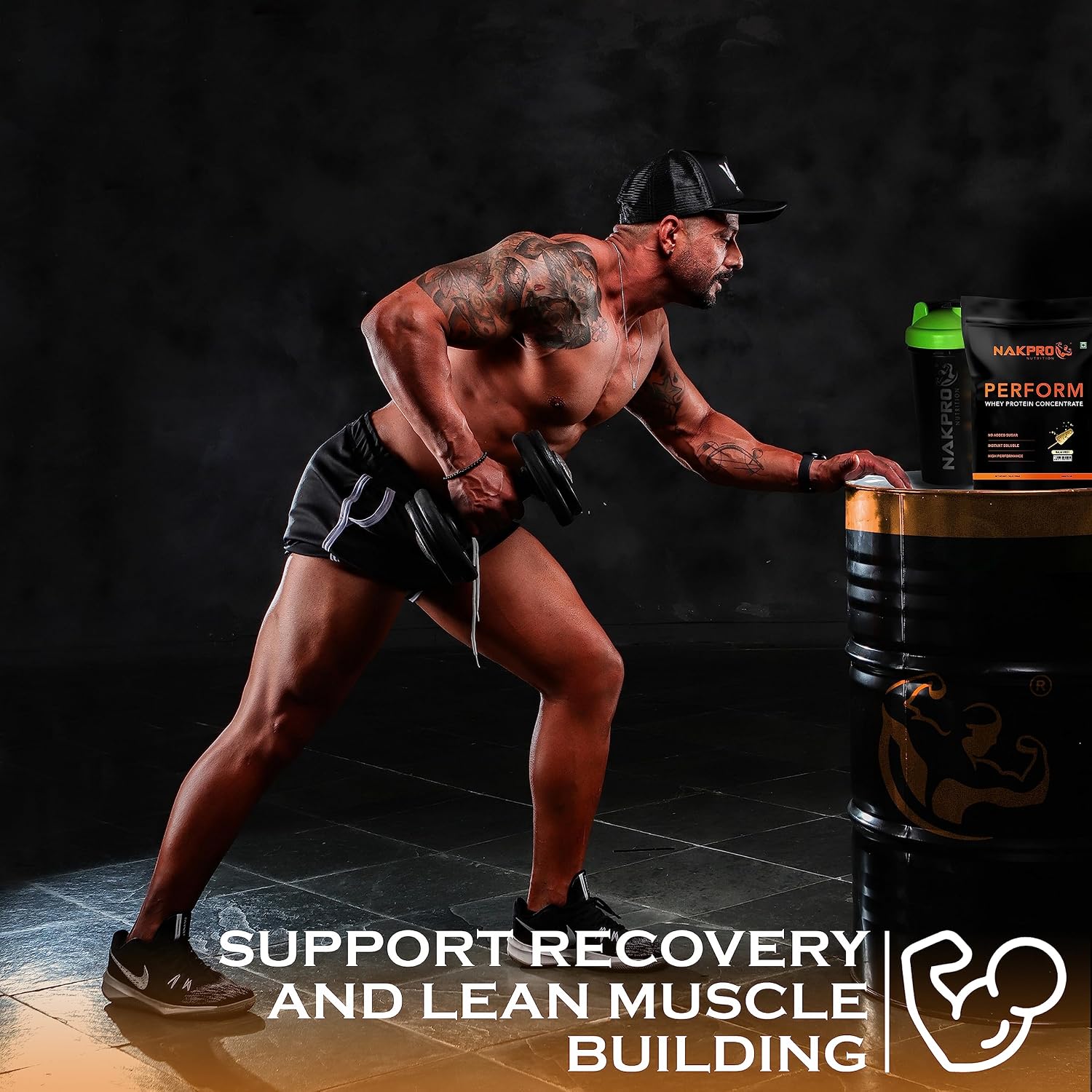 پودر پروتئین وی ناک‌پرو مدل Perform Whey، ۲۴ گرم پروتئین، بدون شکر افزوده، ۱ کیلوگرم و طعم مالای کولفی
