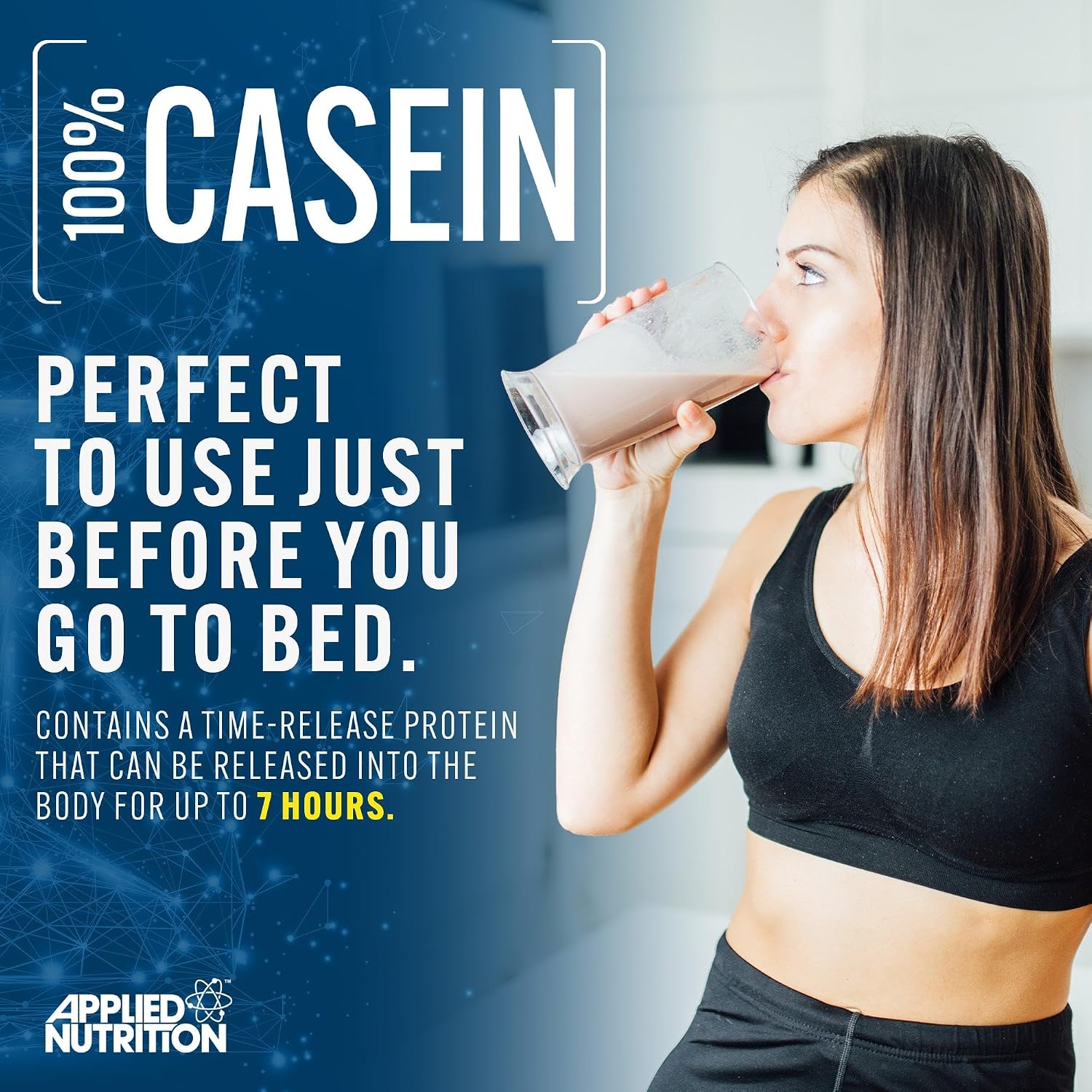 پودر پروتئین کازئین اپلاید نوتریشن مدل Casein، ۹۰۰ گرم