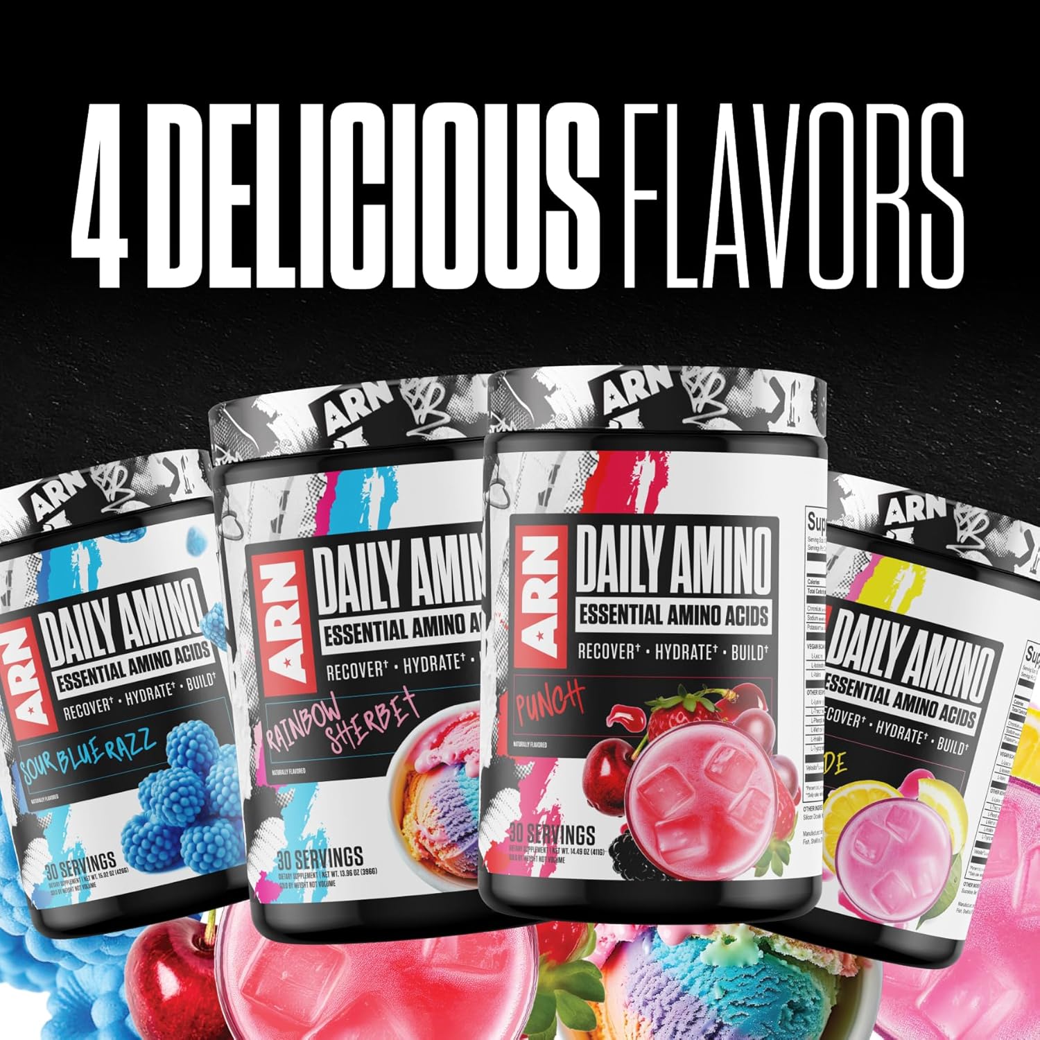 مکمل آمینو اسید آرمز ریس نوتریشن مدل Daily Amino، EAA و BCAA، ۳۰ سروینگ و طعم پانچ