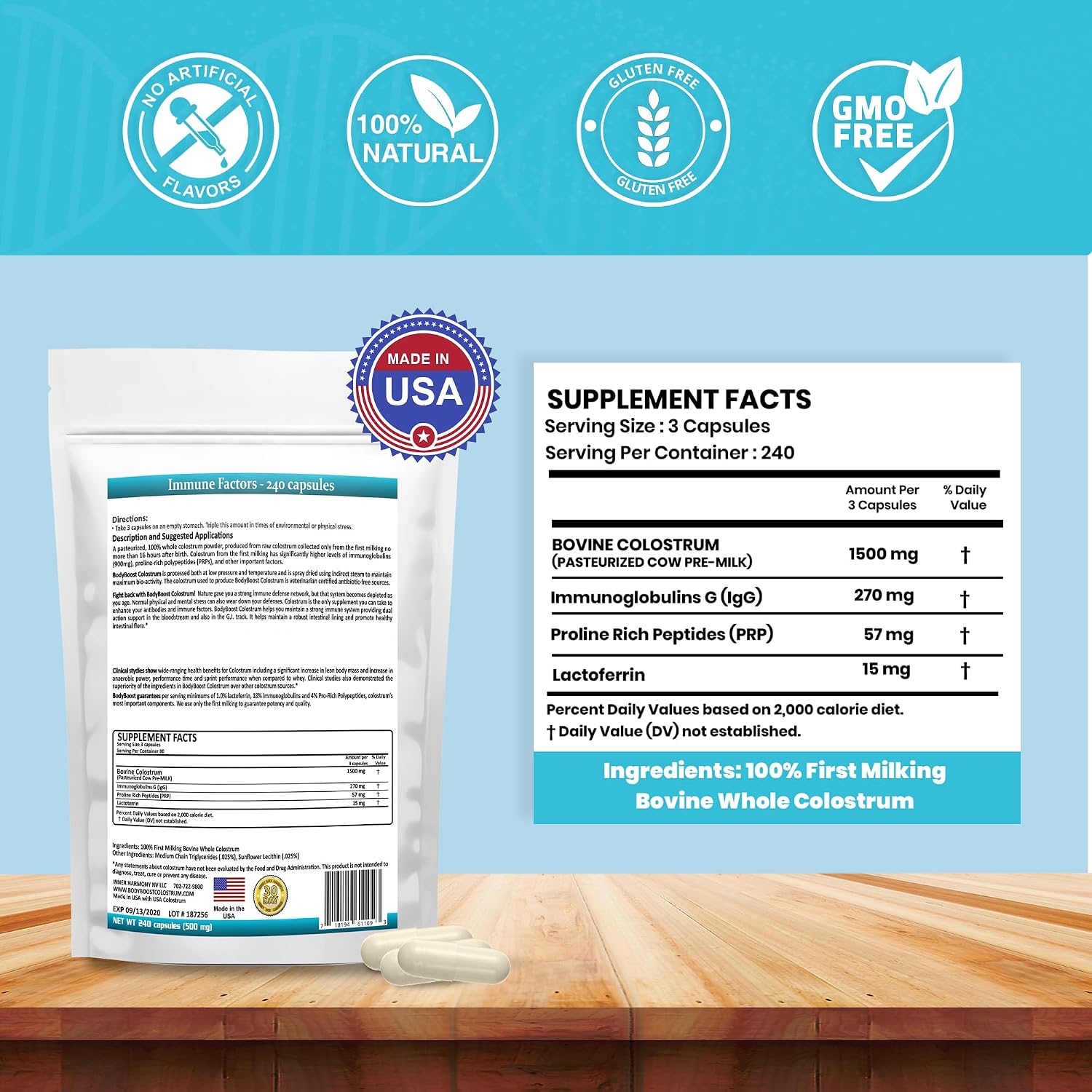 مکمل کلستروم گاوی BodyBoost