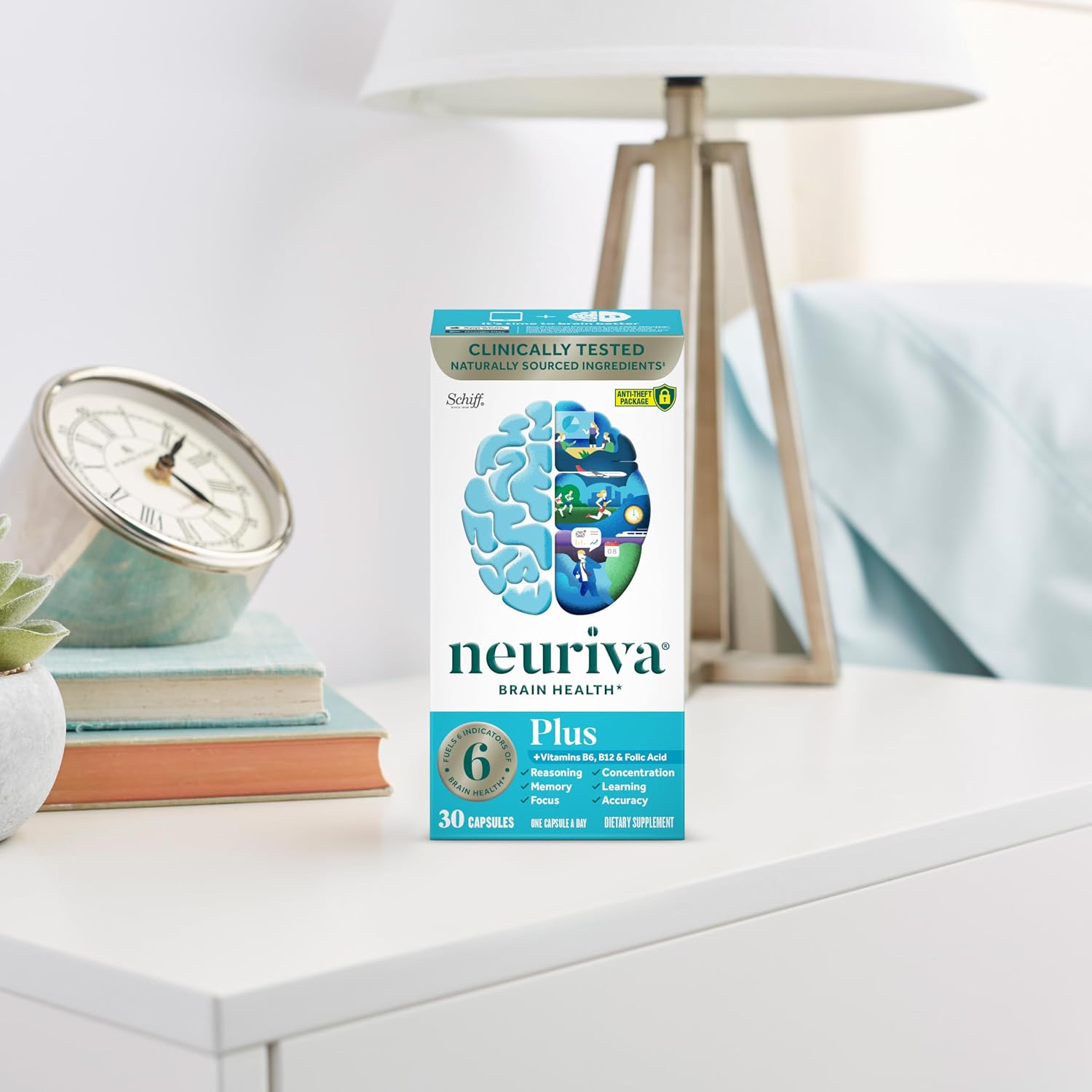مکمل نوتروپیک حافظه و تمرکز NEURIVA، 30 کپسول