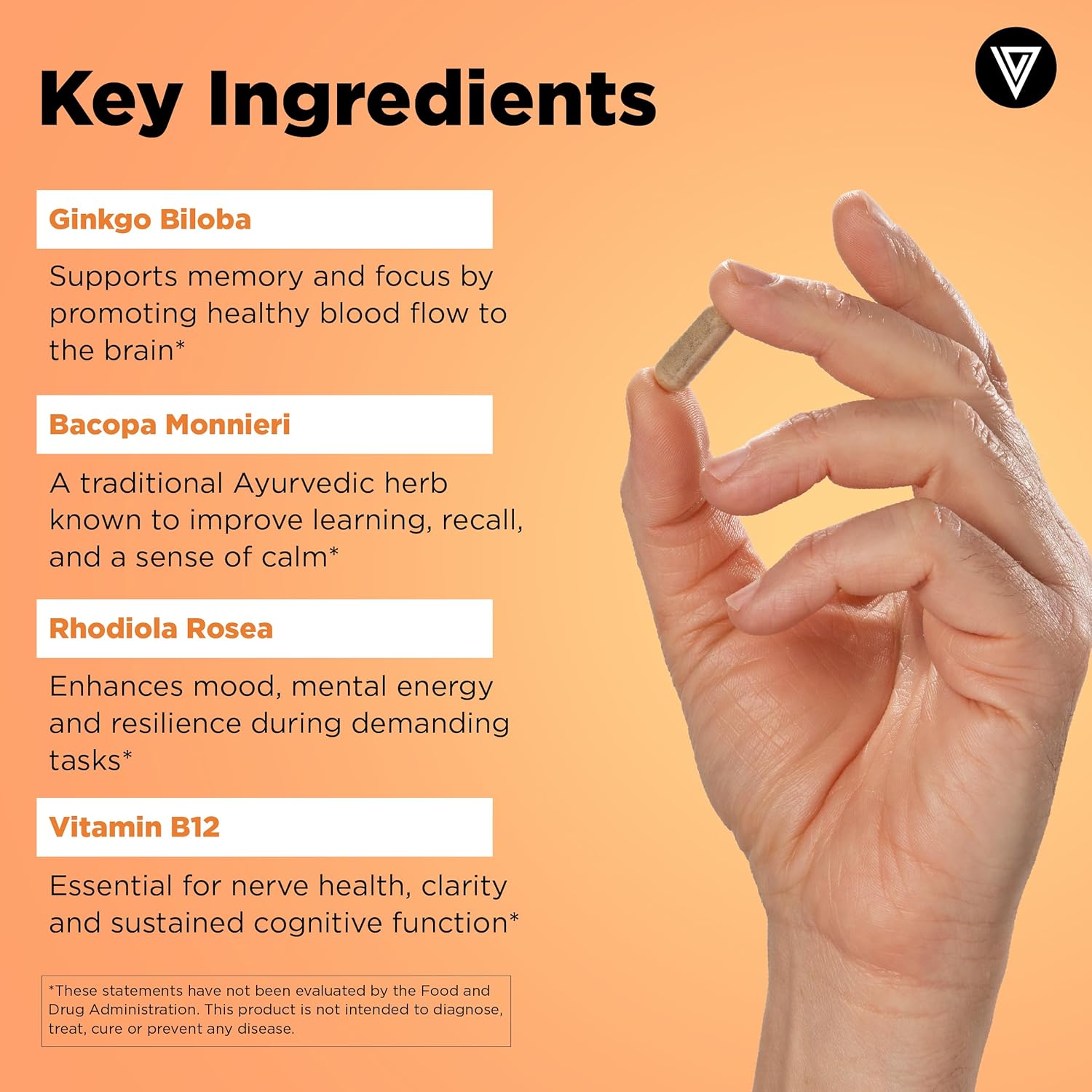 مکمل نوتروپیک حافظه و تمرکز Vital Vitamins