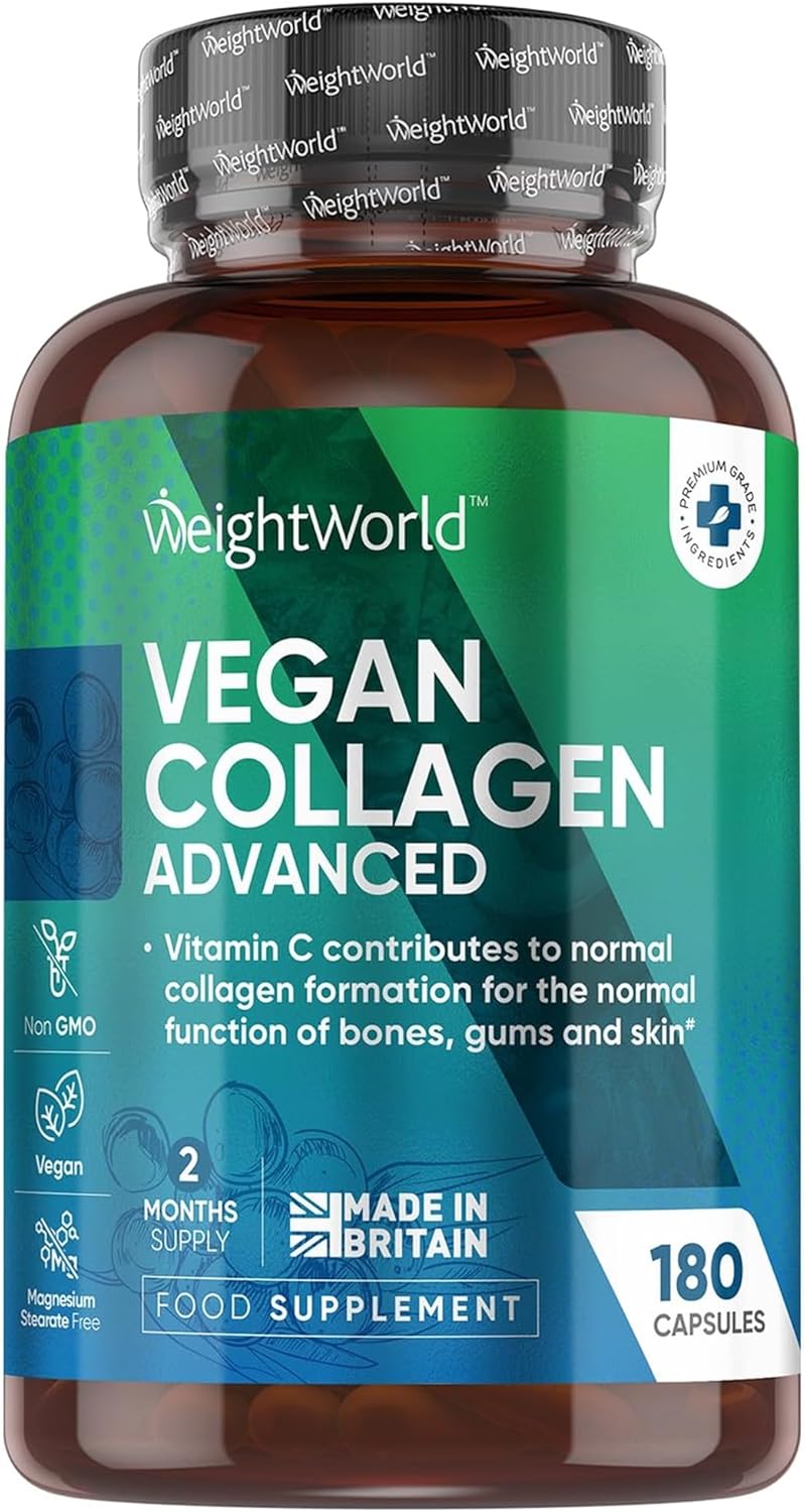 مکمل کلاژن‌ساز پوست، مو و مفاصل WeightWorld مدل Collagen Booster، 180 کپسول