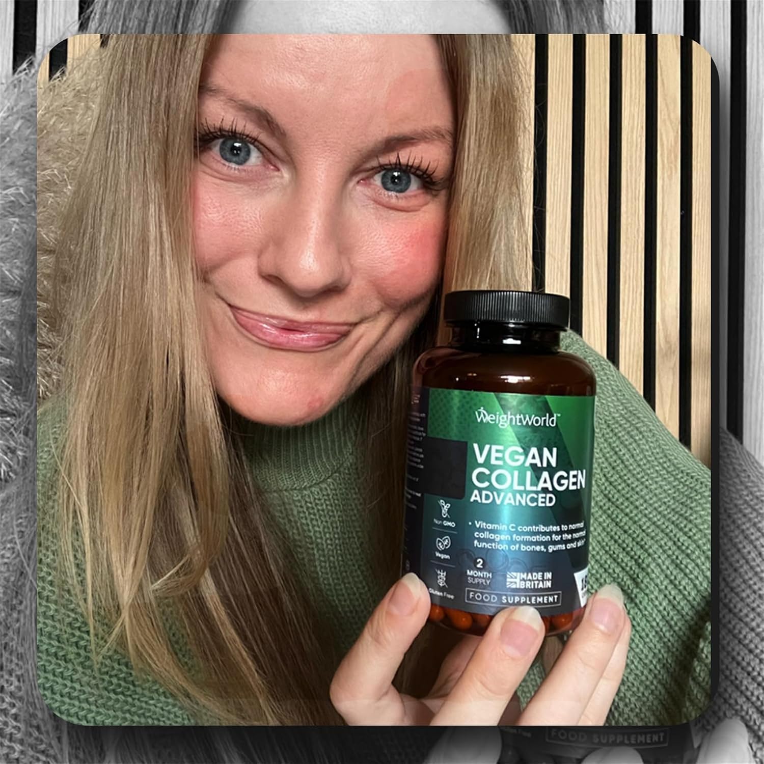مکمل کلاژن‌ساز پوست، مو و مفاصل WeightWorld مدل Collagen Booster، 180 کپسول