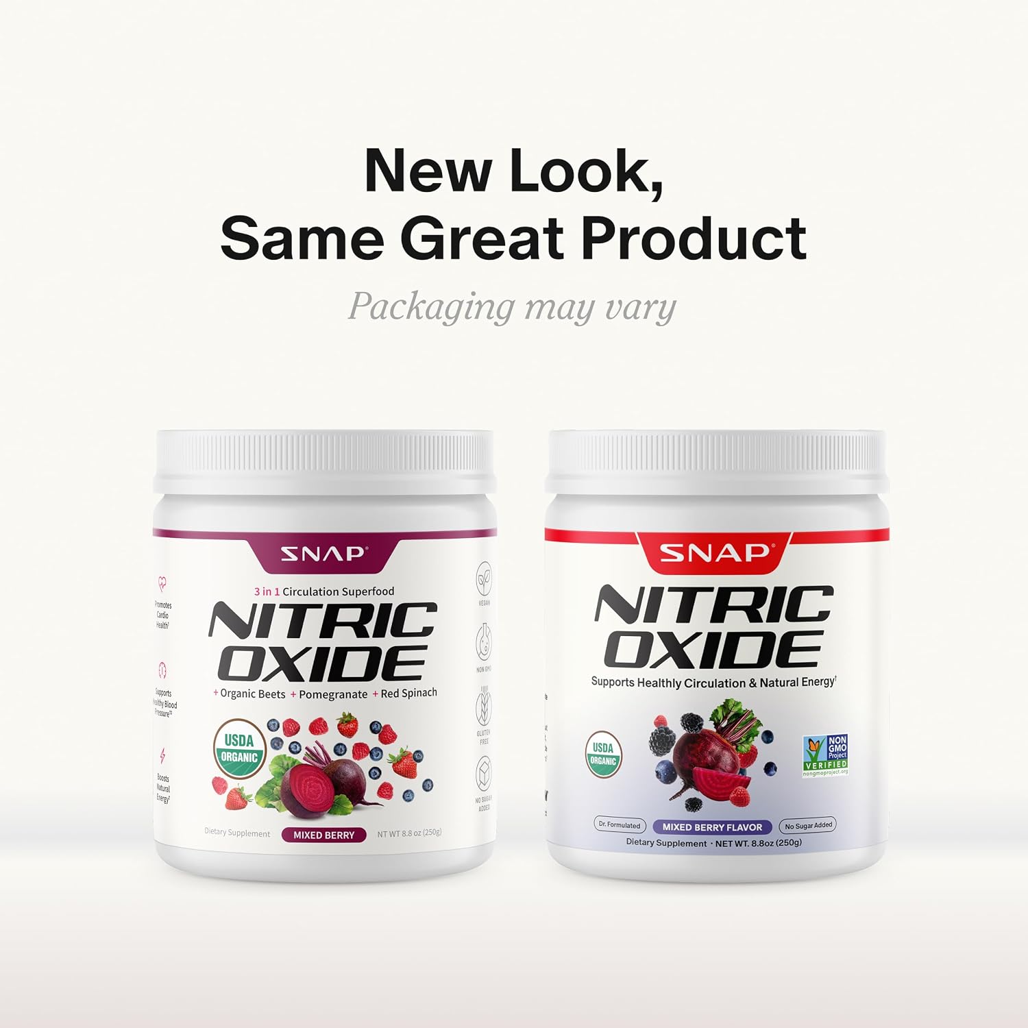 مکمل چغندر و تقویت نیتریک اکساید Snap Supplements، 30 وعده