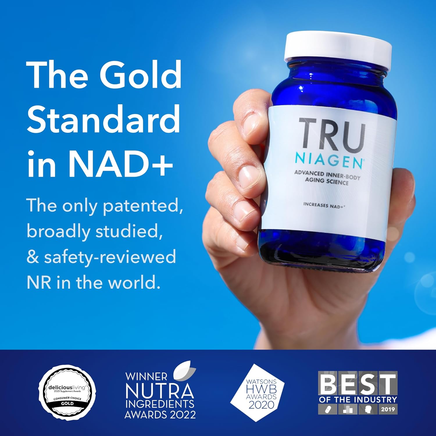 مکمل NMN و پشتیبانی NAD+ TRU NIAGEN، 300 میلی‌گرم، 90 عدد