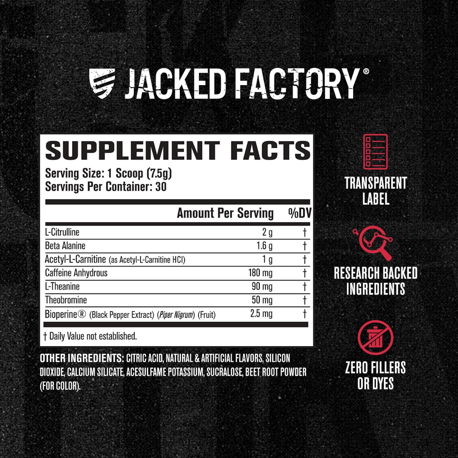 مکمل پری‌ورک‌اوت Jacked Factory مدل NITROSURGE Shred، طعم پانچ میوه